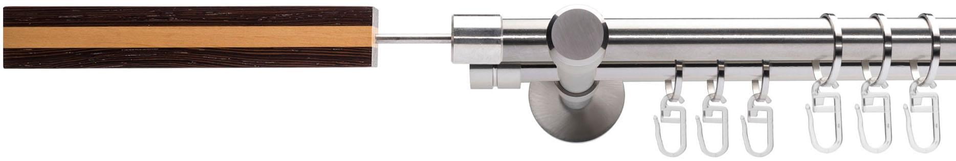 Liedeco Gardinenstange "Stil Viborg" Ø 16 mm 2 läufig-läufig Fixmaß 2-läufi günstig online kaufen