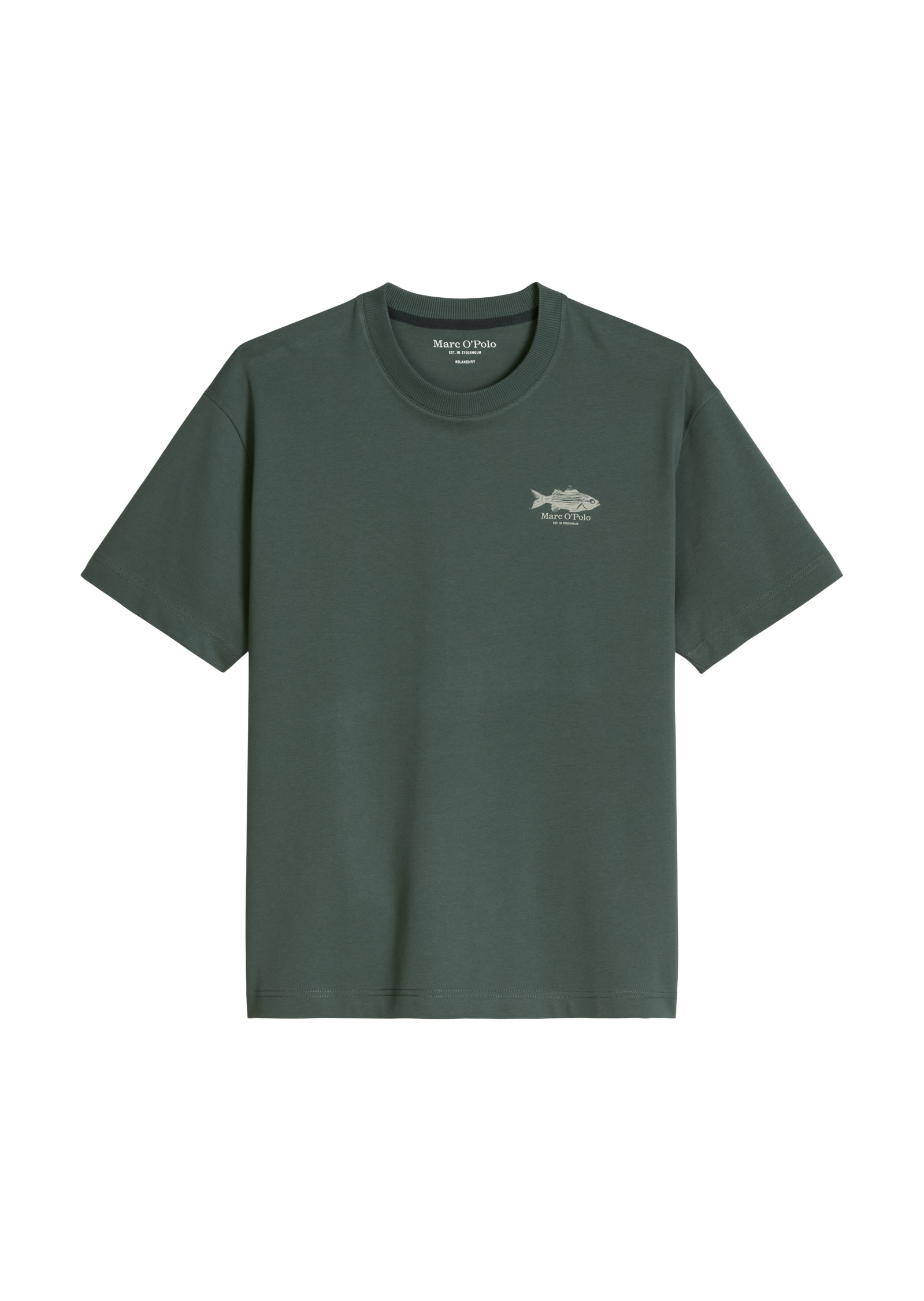 Marc O'Polo T-Shirt »mit maritimem Rückenprint«