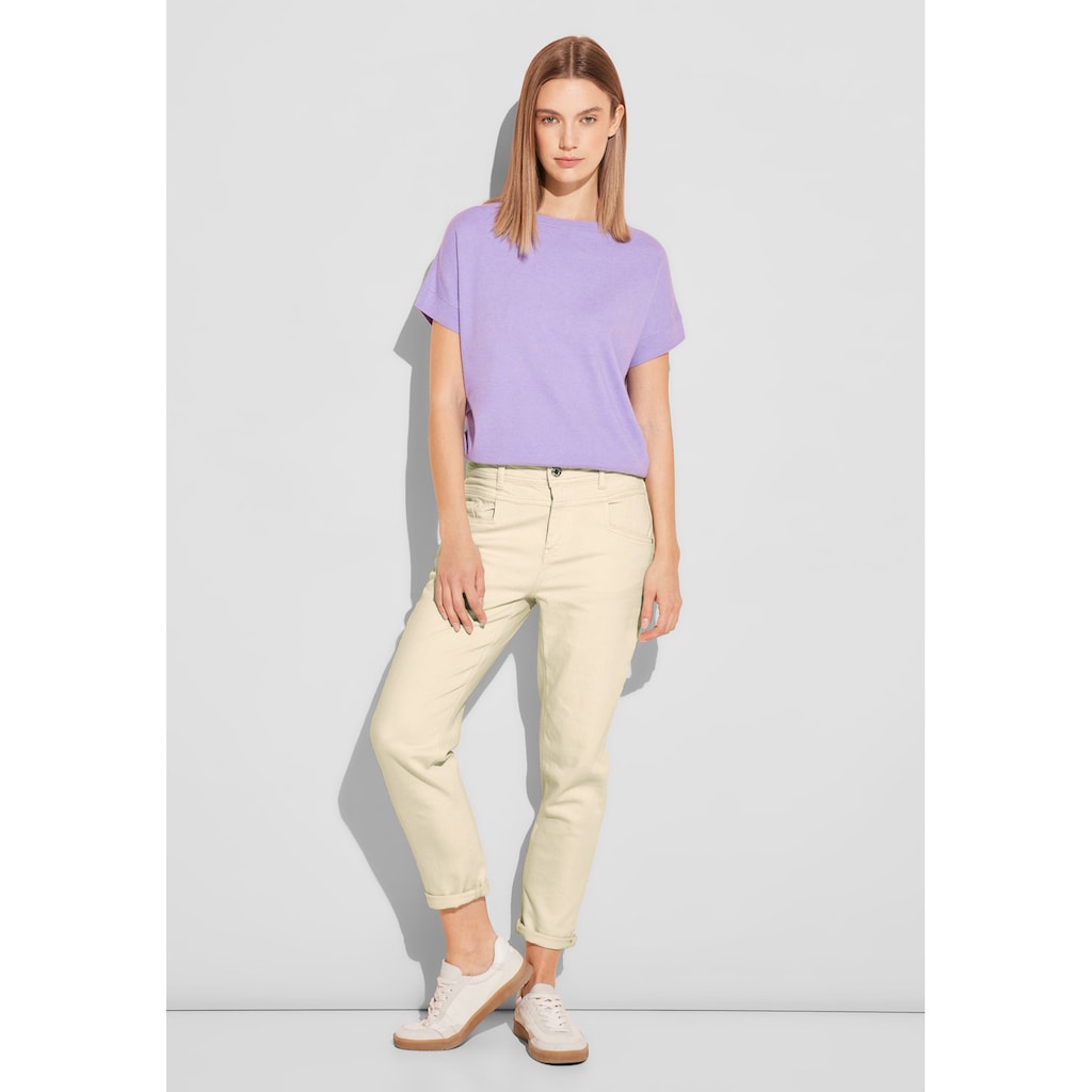 STREET ONE Gerade Jeans, High Waist