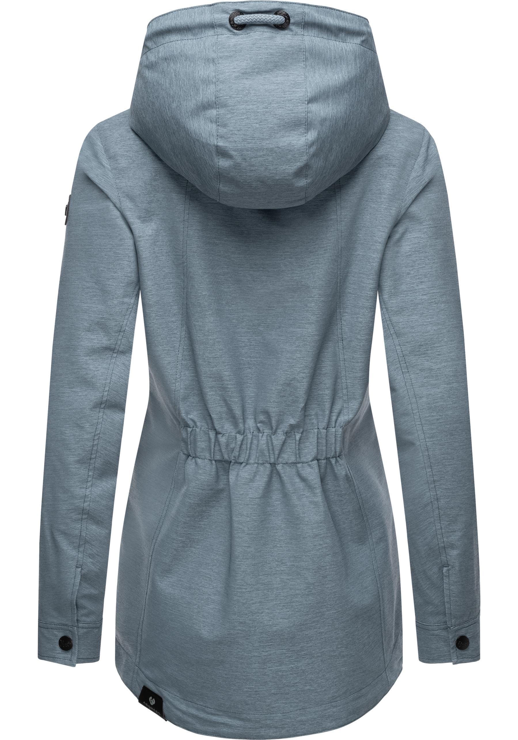 Ragwear Outdoorjacke »Zuzka«, mit Kapuze, stylische Übergangsjacke mit großer Kapuze