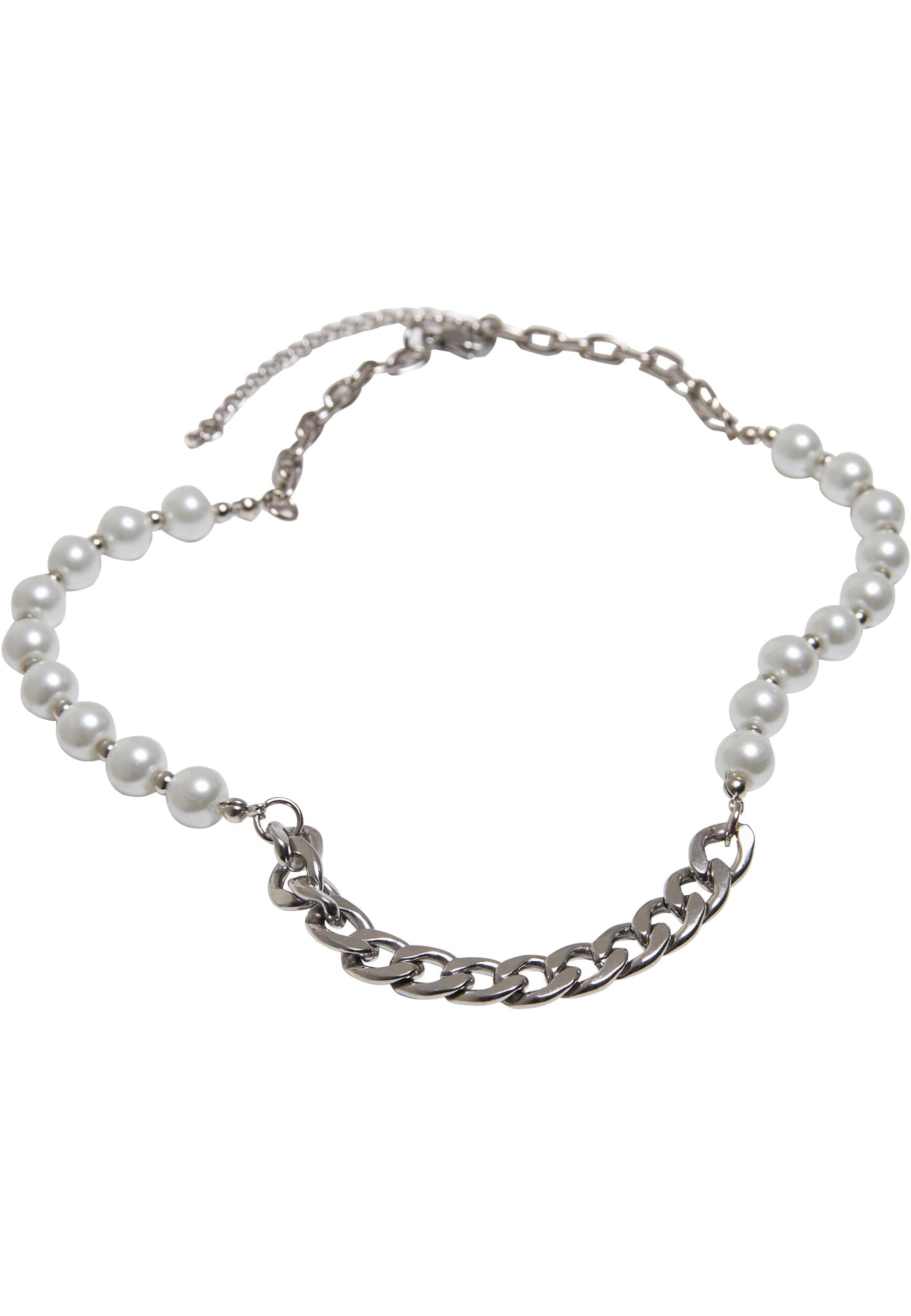 URBAN CLASSICS Schmuckset "Urban Classics Unisex Pearl Various Chain Necklace", (1 tlg.)