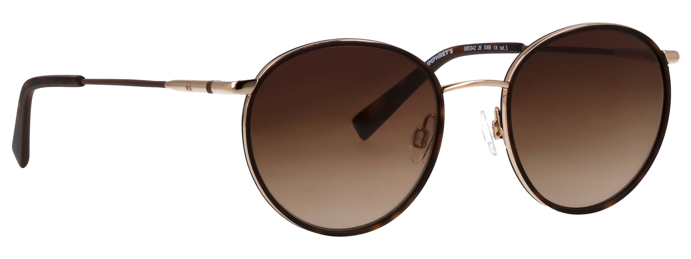 Lunettes de Soleil Humphrey's Eyewear Havane Or 2