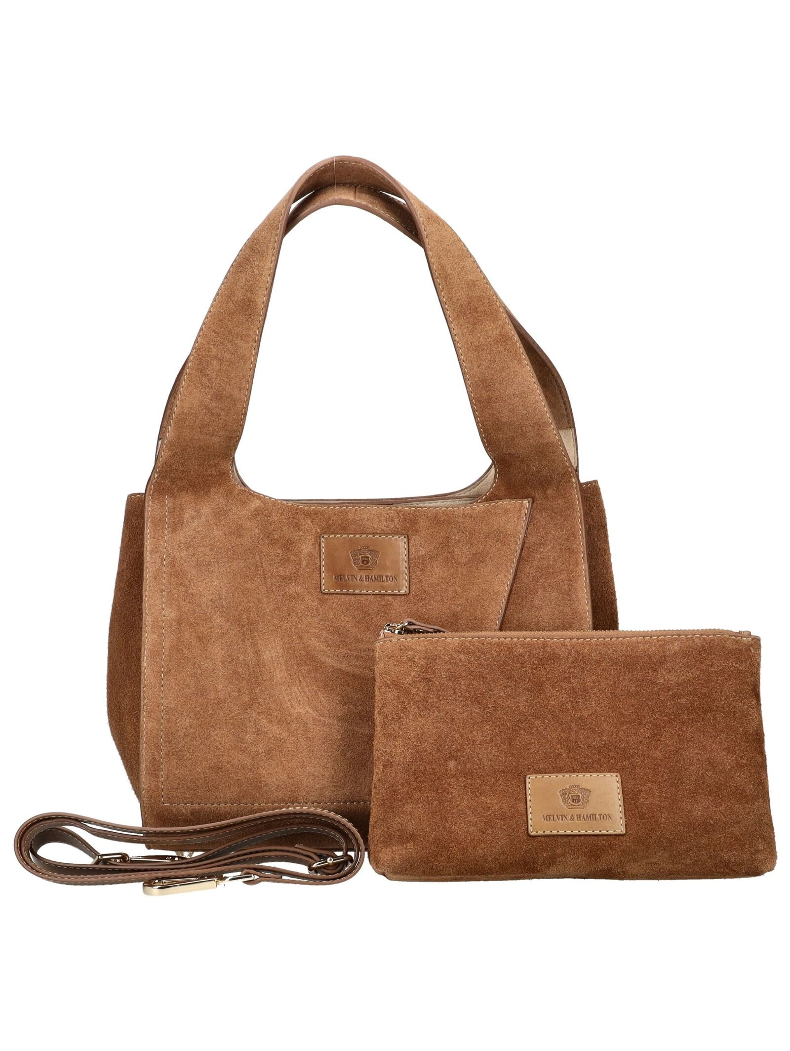 Melvin & Hamilton Henkeltasche "Melvin & Hamilton Taschen Veloursleder" günstig online kaufen