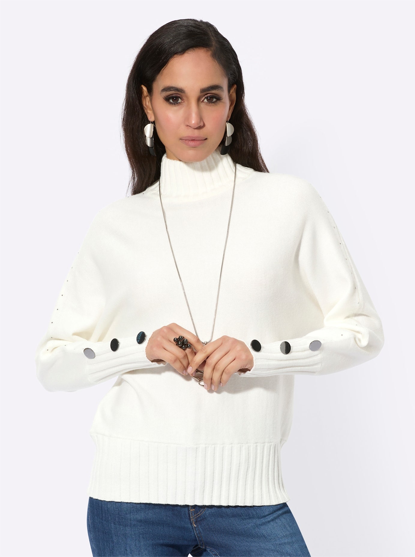creation L Rollkragenpullover »Modal-Polyamid-Pullover«