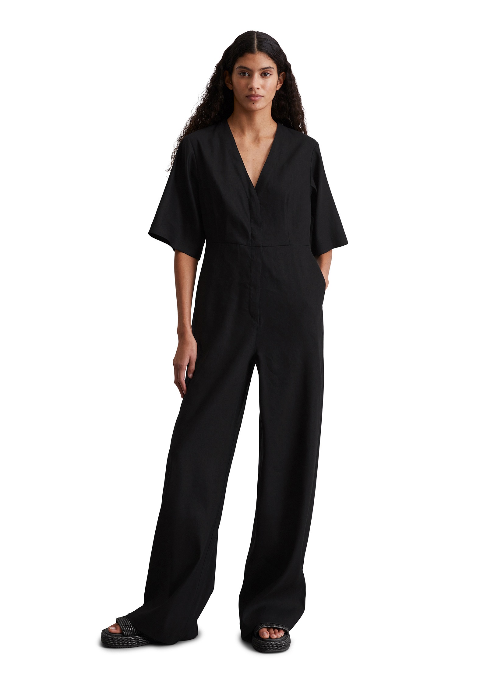Marc O'Polo Overall »aus Leinen-Viskose-Stretch«