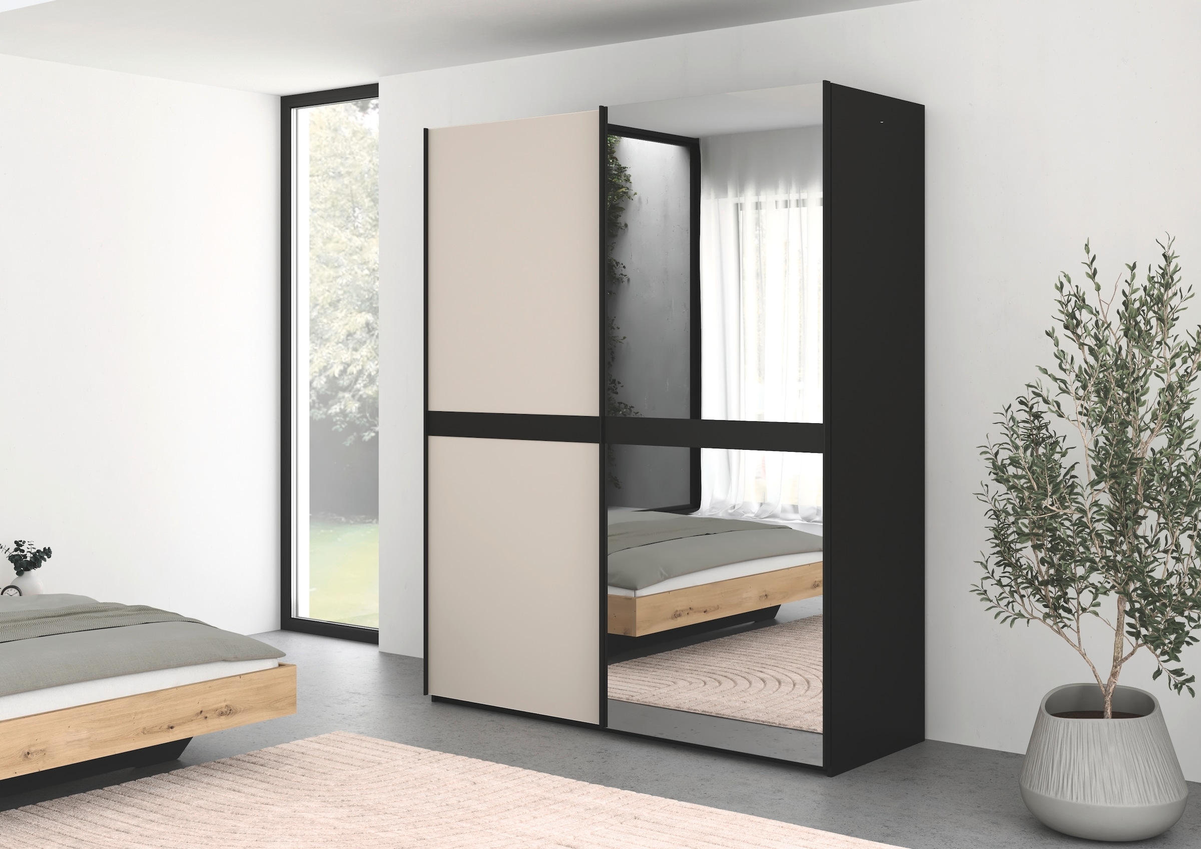 rauch Schwebetürenschrank "Kleiderschrank Schrank Garderobe Schlafzimmersch günstig online kaufen