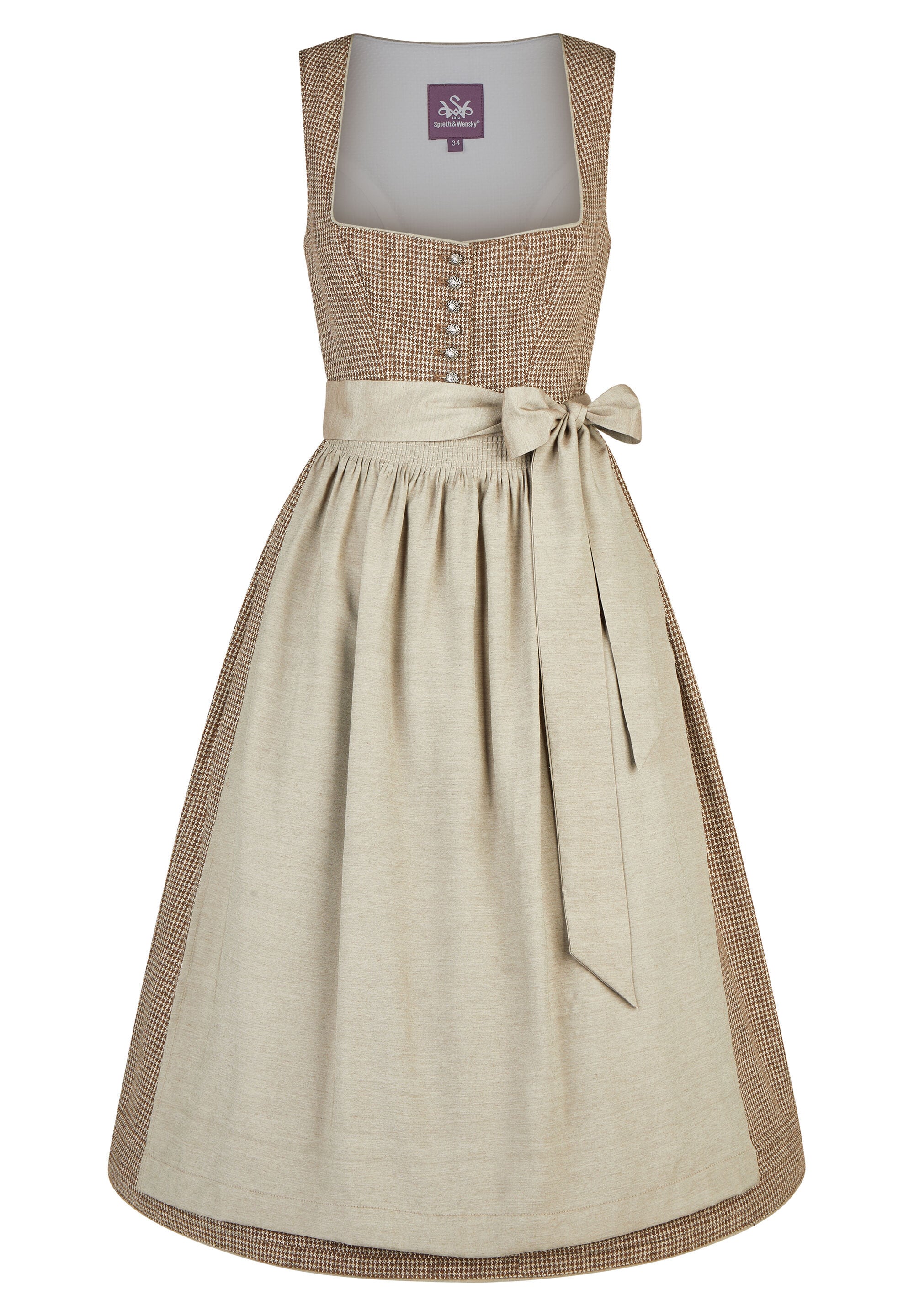 Spieth & Wensky Dirndl "Spieth & Wensky Dirndl Kordia" mit dekorativer Schürze