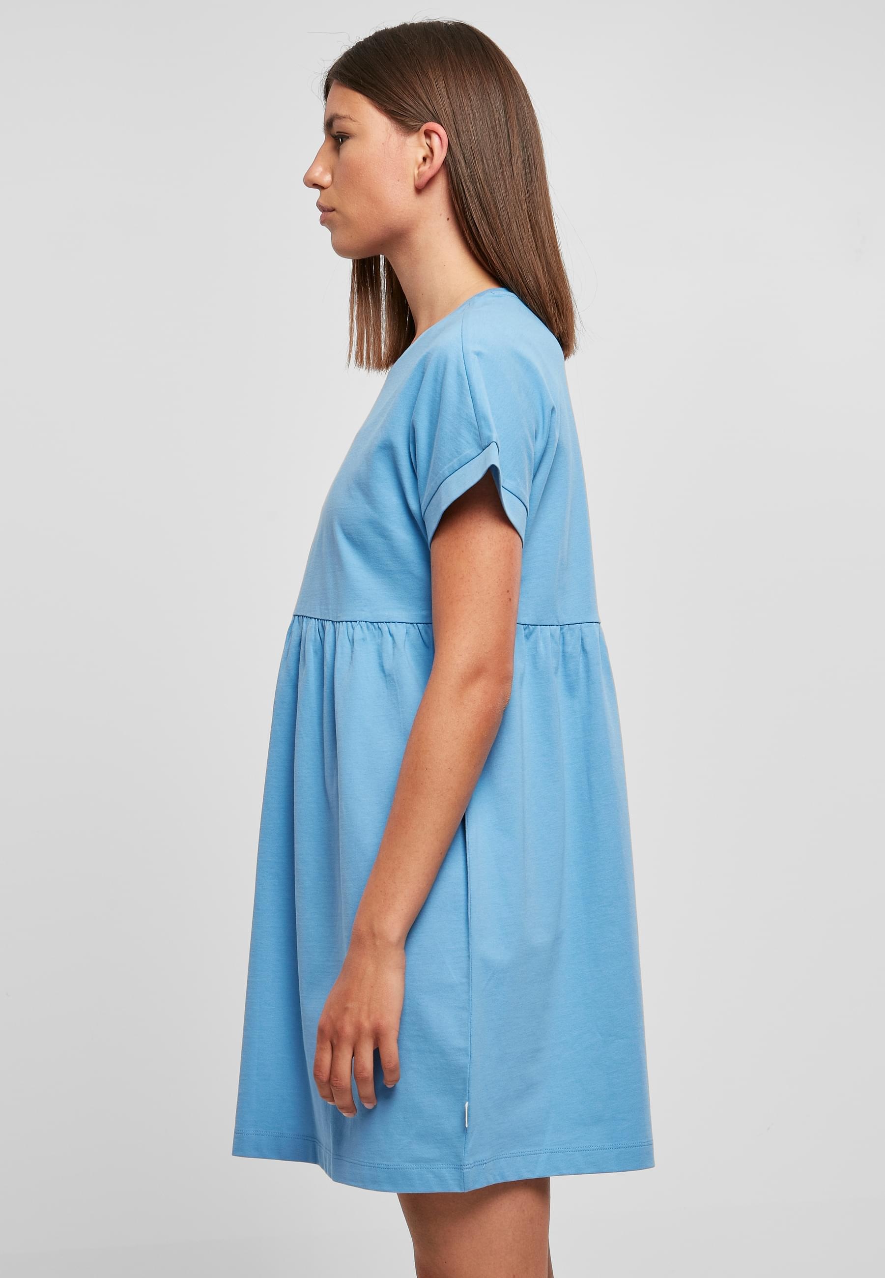 URBAN CLASSICS Shirtkleid »Urban Classics Damen Ladies Organic Empire Valance Tee Dress«, (1 tlg.)