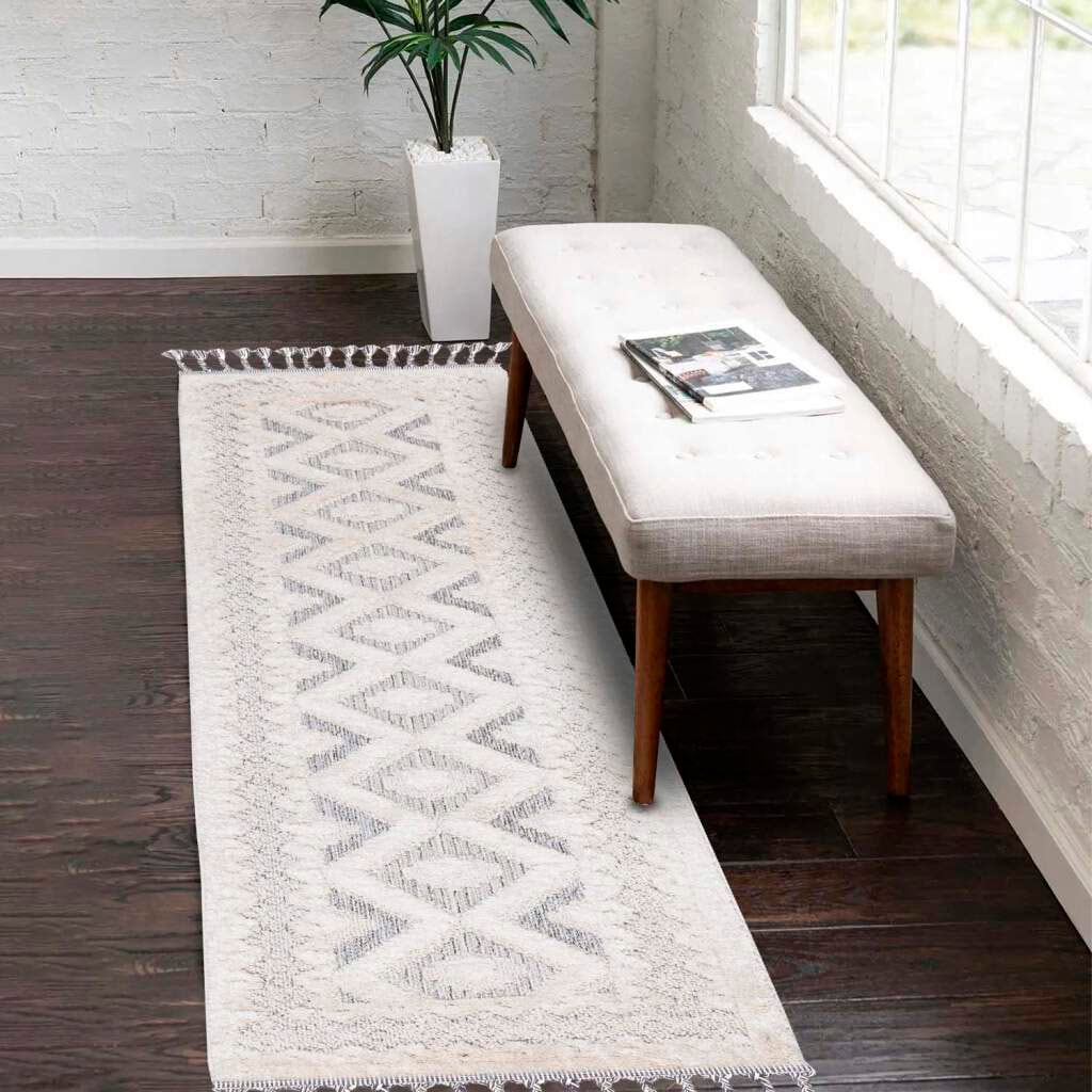 Carpet City Hochflor-Teppich "Valencia 730" rechteckig 20 mm Höhe Läufer, B günstig online kaufen