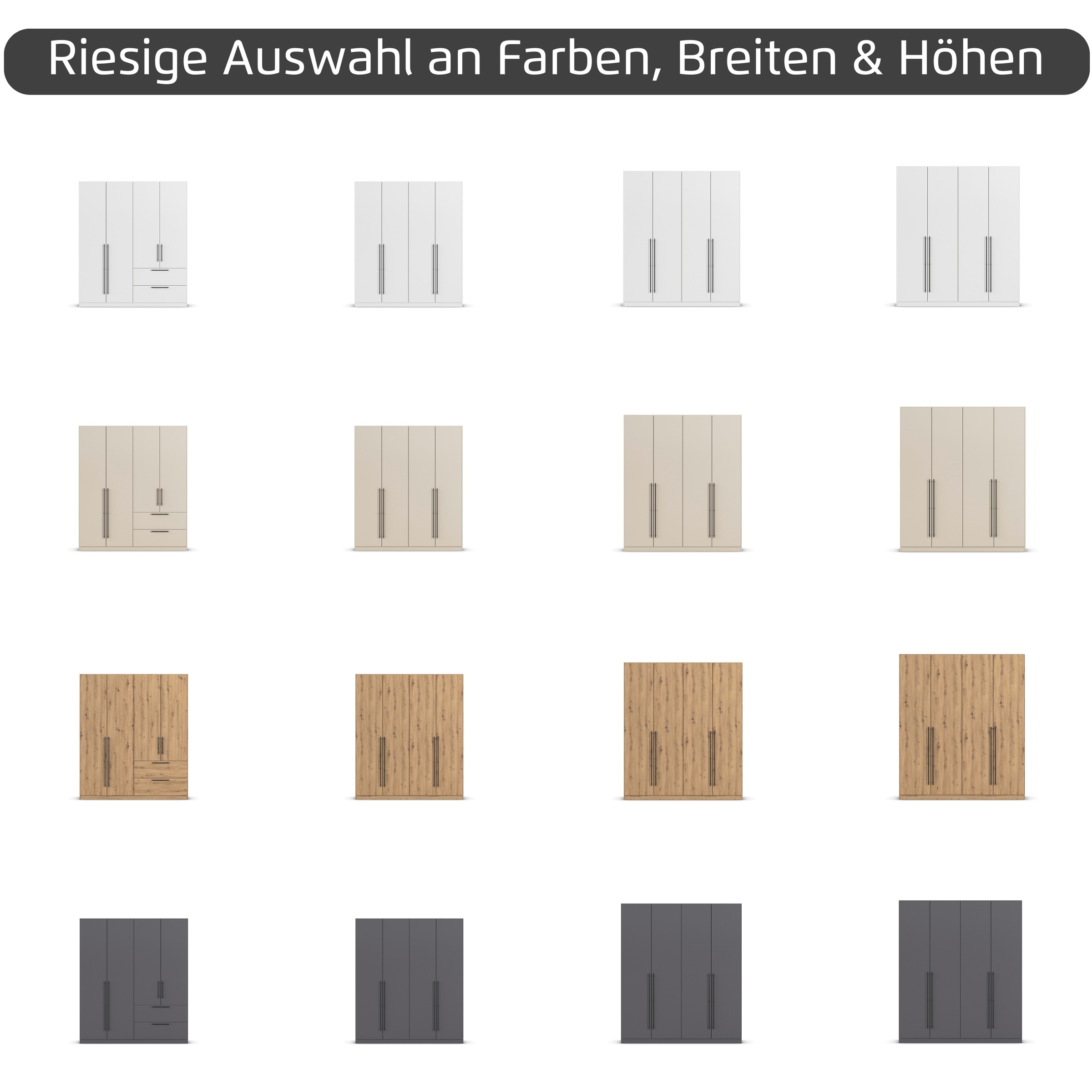 rauch Kleiderschrank "Drehtürenschrank Schrank Garderobe Wäscheschrank Schl günstig online kaufen