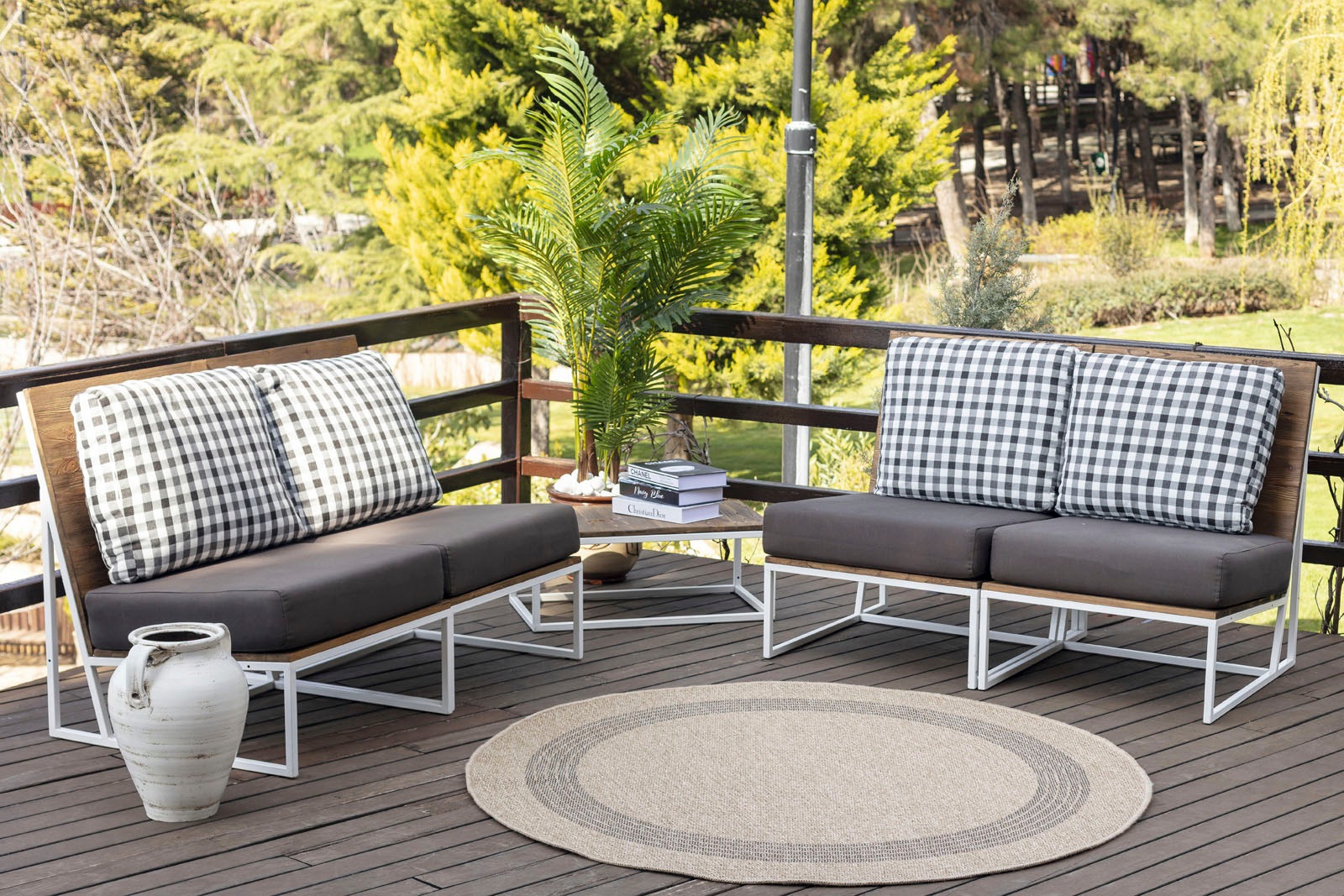 Livabliss Teppich "RYE" rund 8 mm Höhe günstig online kaufen