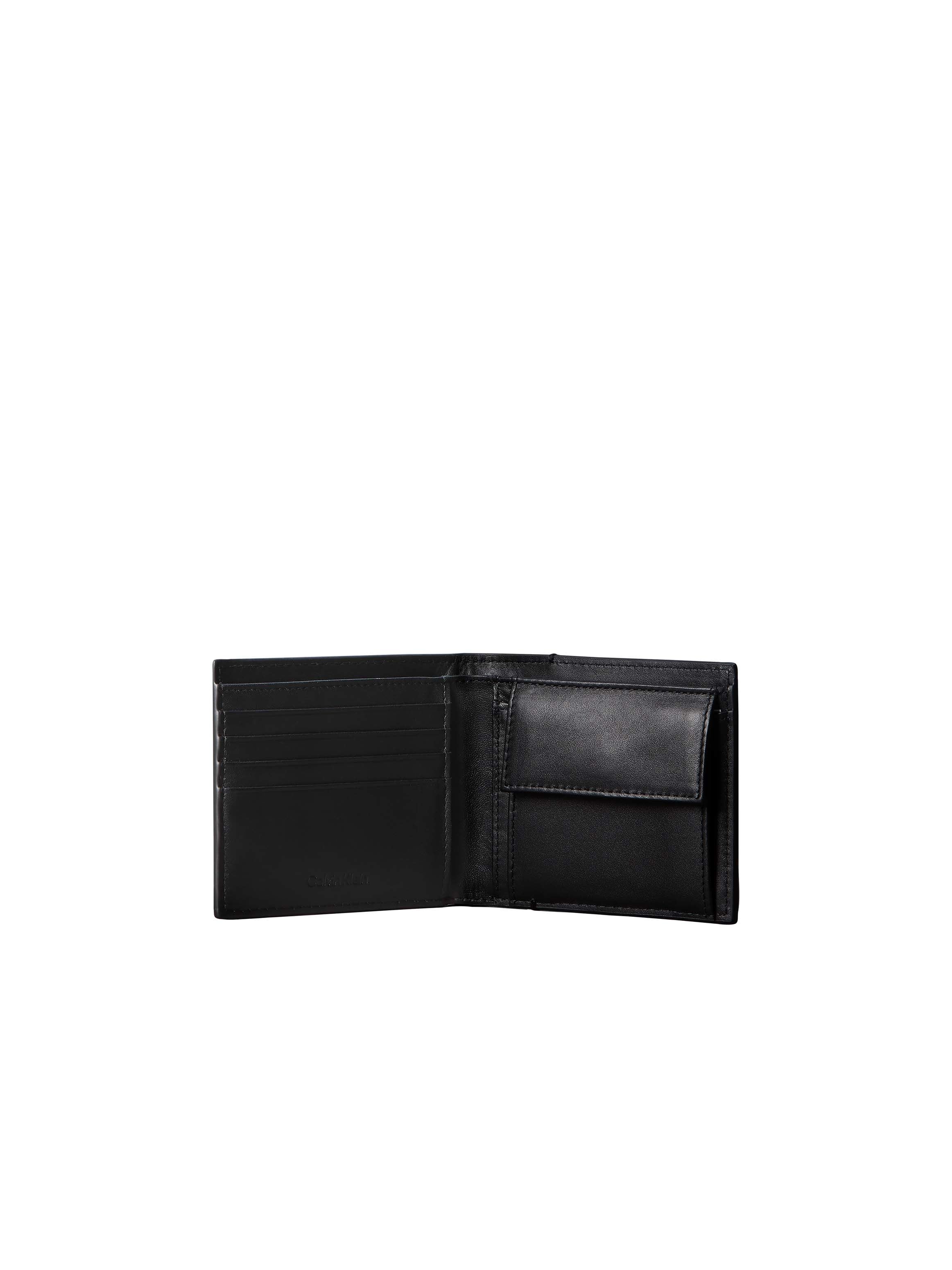 Calvin Klein Geldbörse »REFINED EMBLEM MIX BILLFOLD W/ F« Geldbörse, Portemonnaie, Money Pocket mit umlaufender CK-Logoprägung
