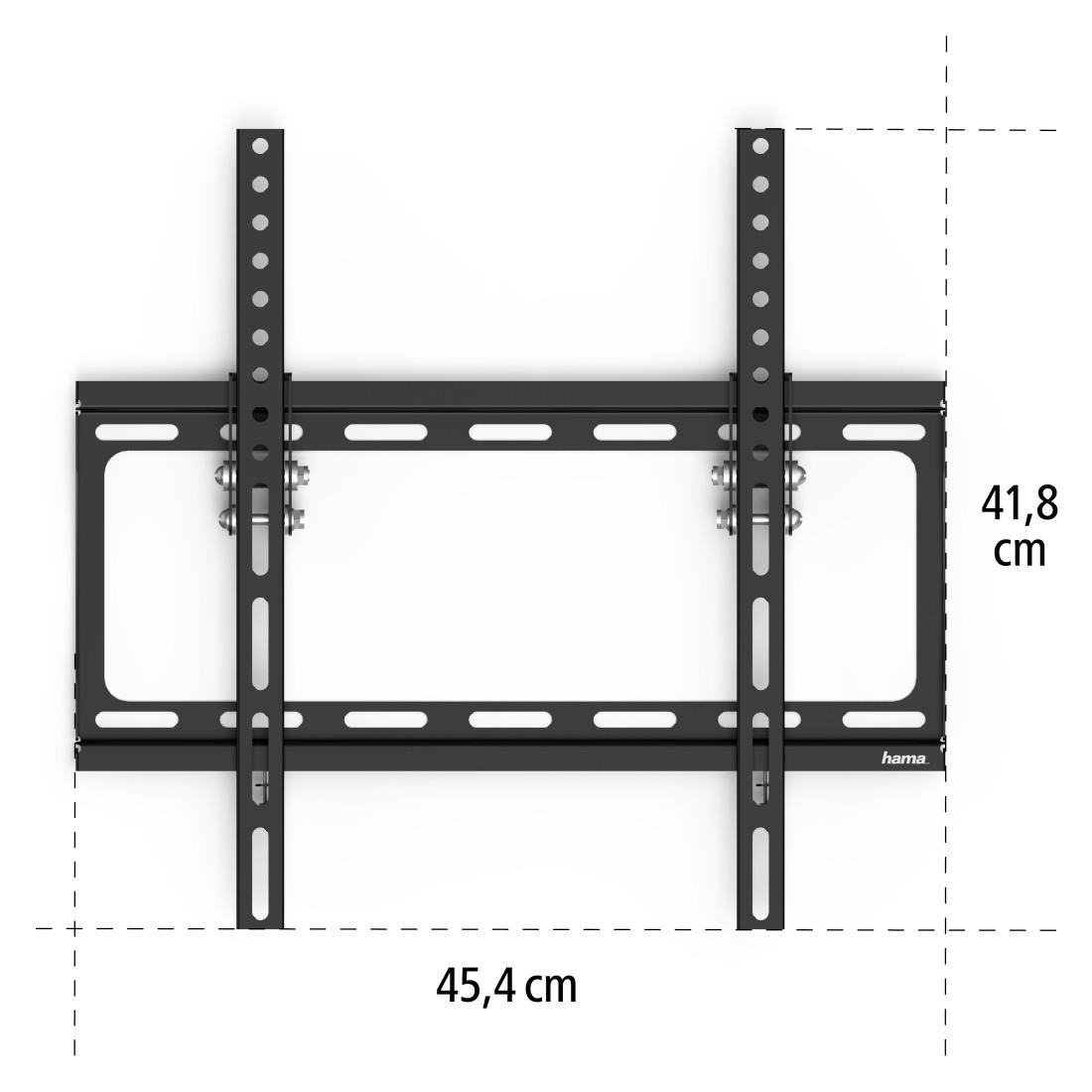 Hama TV-Wandhalterung »TV-Wandhalterung TILT, Schwarz, 81-191 cm (32"-75"), 43",50",55",65"«, bis 165 cm Zoll