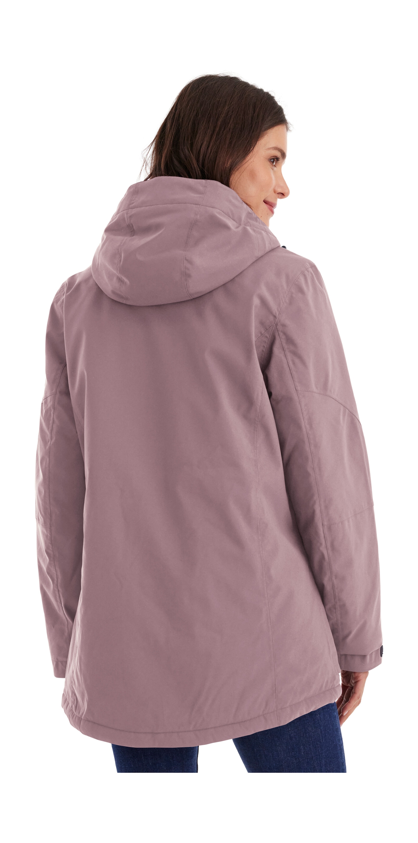 Killtec Funktionsjacke »Damen Jacke« Wasserdichte, atmungsaktive Damenjacke mit abnehmbarer Kapuze