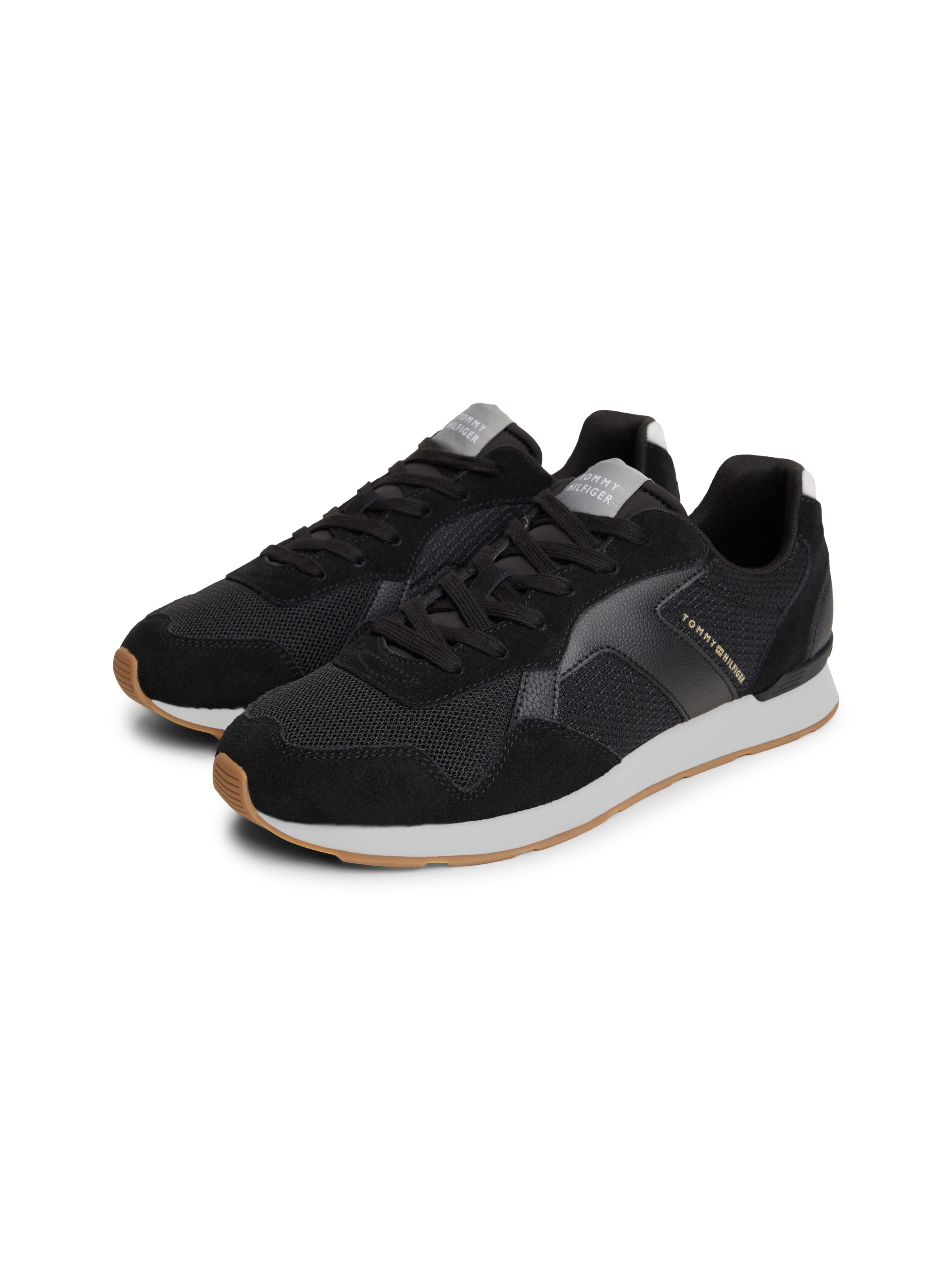 Tommy Hilfiger Sneaker »T HILFIGER CORE MIX RUNNER«  Schnürschuh, Halbschuh, Freizeitschuh mit Kontrastbesätzen