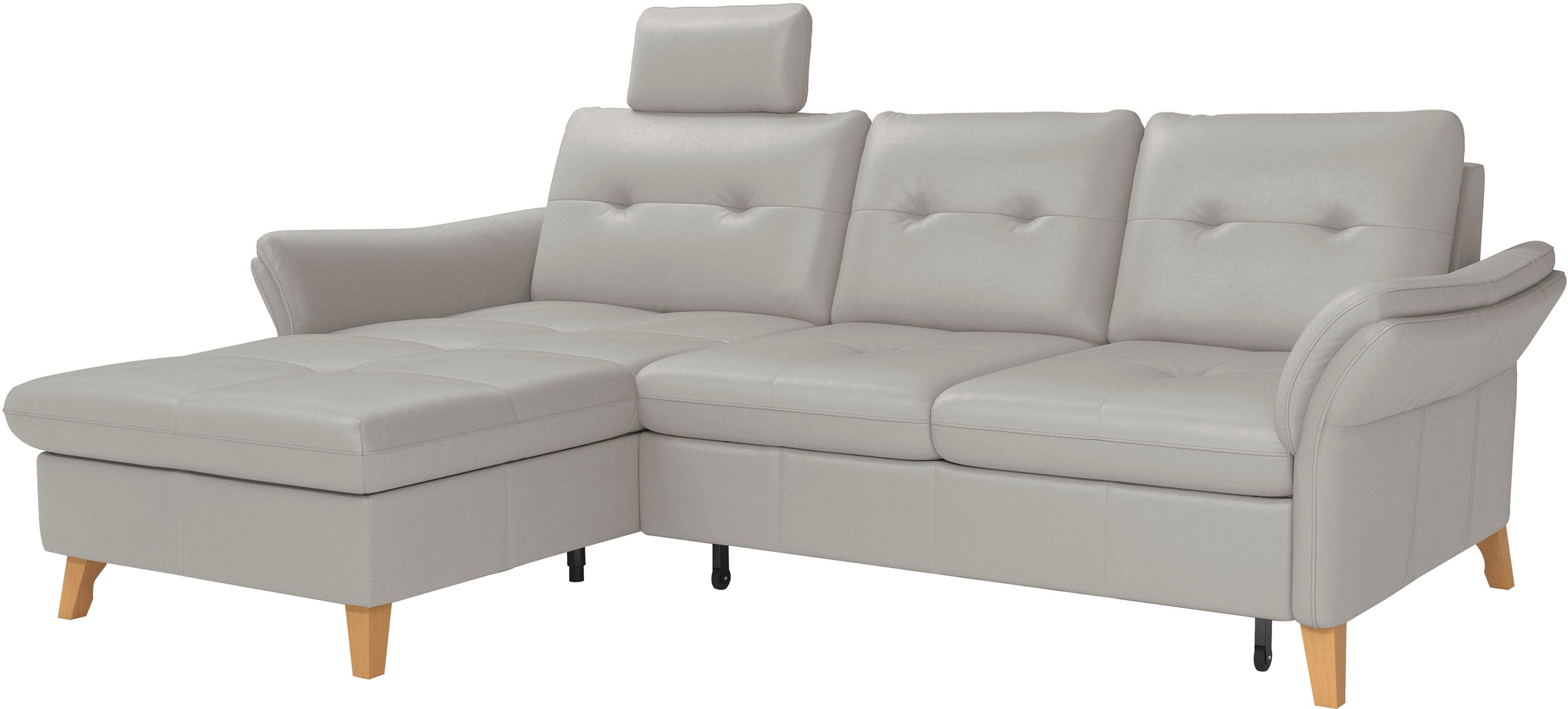 sit&more Ecksofa »Göteborg«, Sitztiefenverstellung und Federkern, wahlweise mit Bettfunktion