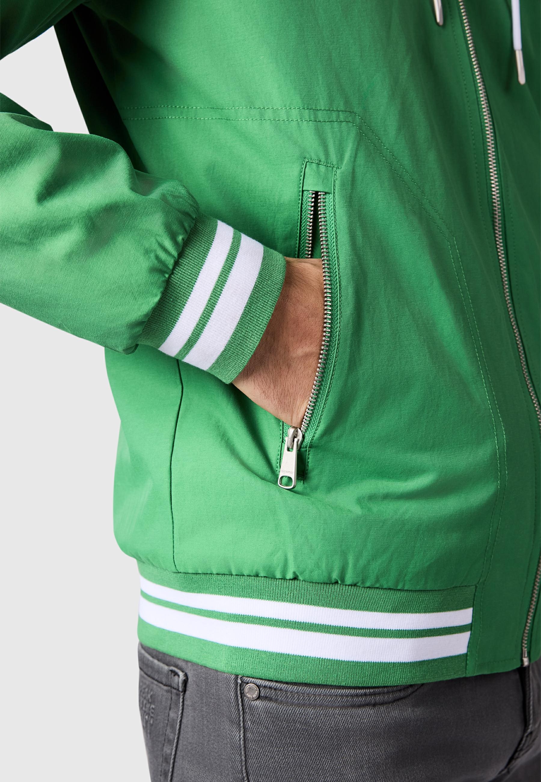 Ragwear Outdoorjacke »Stewan YOUMODO« mit Kapuze leichte Herren Übergangsjacke mitelastischen Bündchen