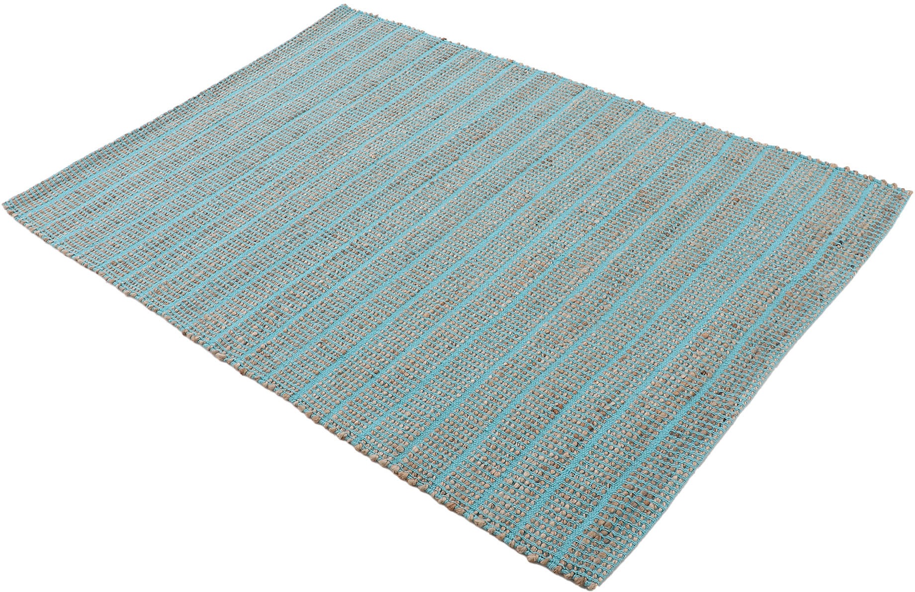 carpetfine Teppich »Lara«, rechteckig, 6 mm Höhe, Wendeteppich aus Jute/Baumwolle, Wohnzimmer