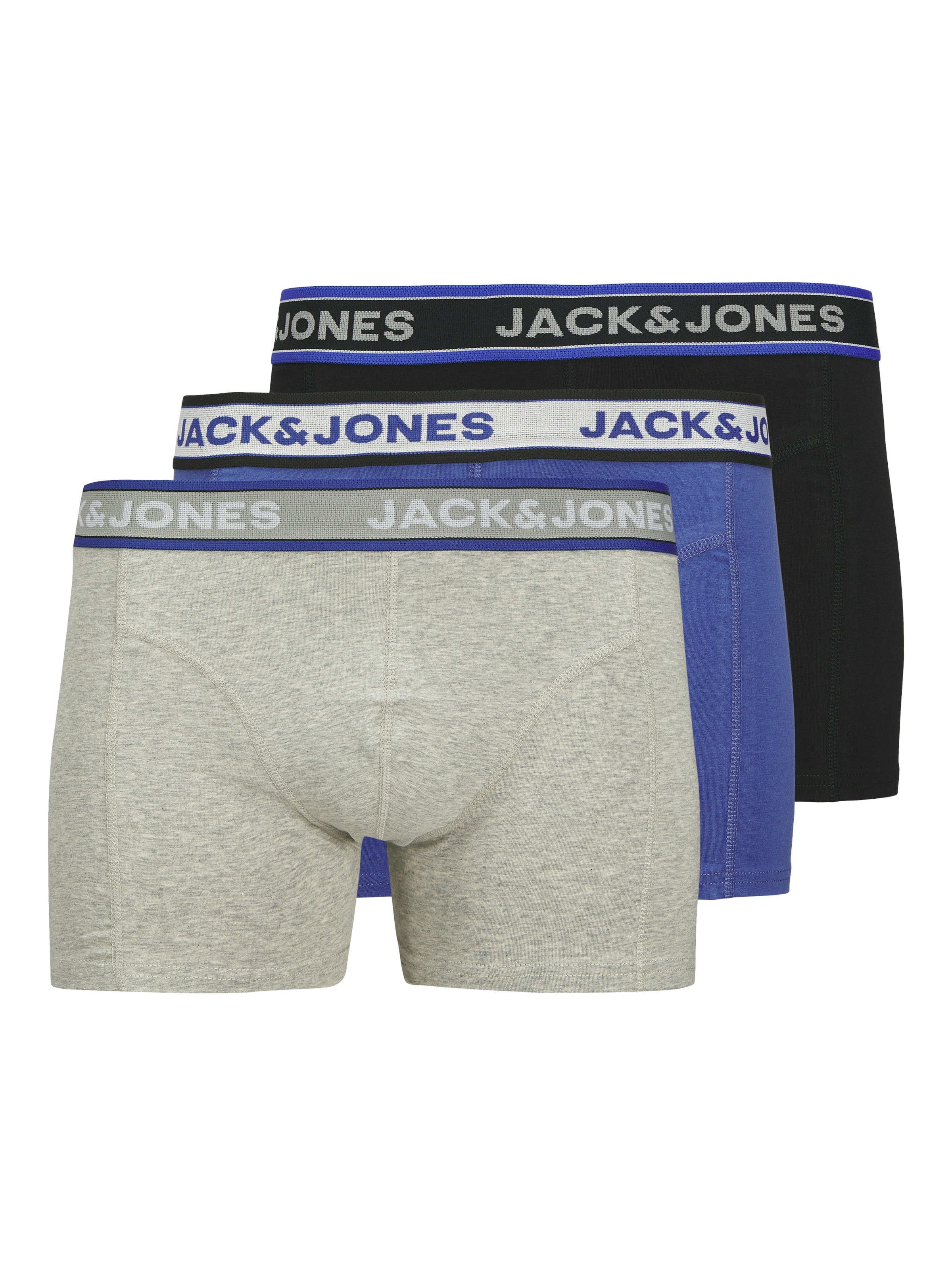 Jack & Jones Junior Boxer »JACCHRISTIAN SOLID TRUNKS 3 PACK SN JNR«, (Packung, 3 St.)