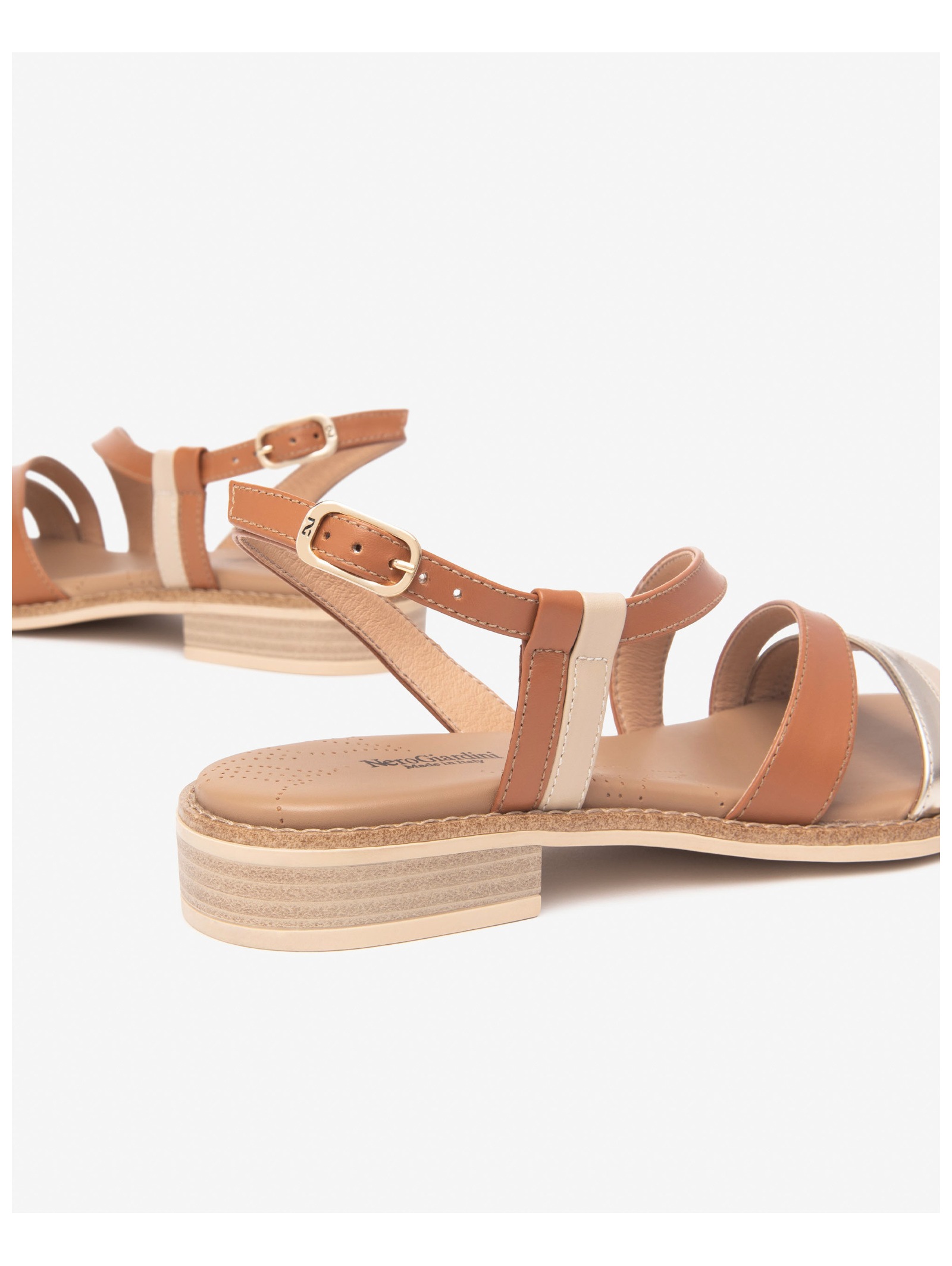 Nero Giardini Riemchensandale »Nero Giardini Sandalen Leder/Textil«