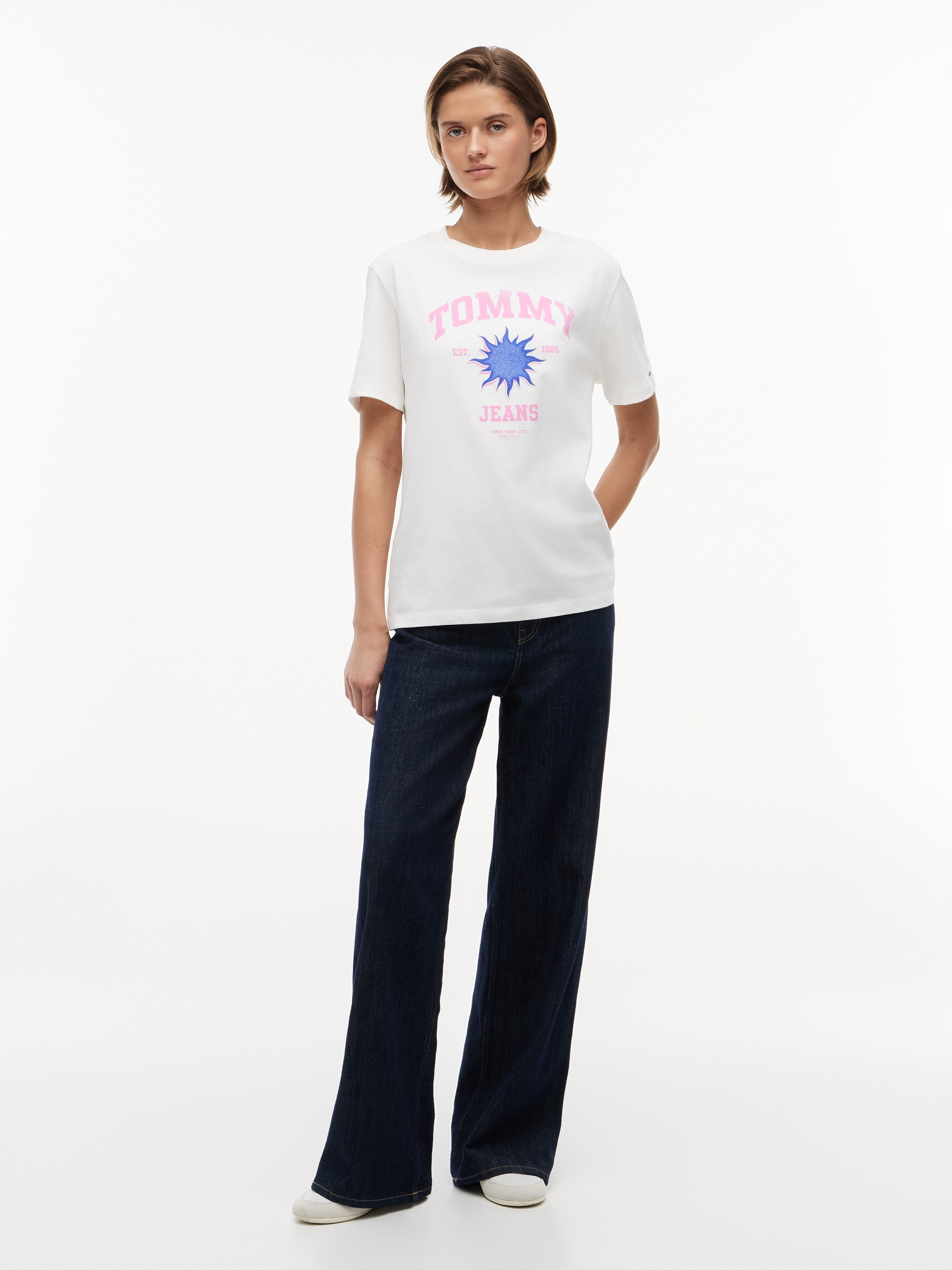 Tommy Jeans T-Shirt »TJW RLX NOVELTY TEE« Baumwolle,  relaxed fit