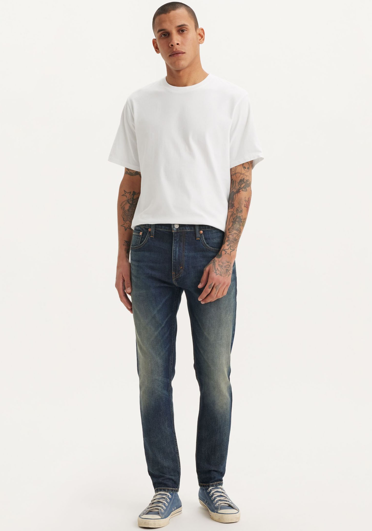 Levis 1100000002199 "512 Slim Taper Fit" mit Markenlabel