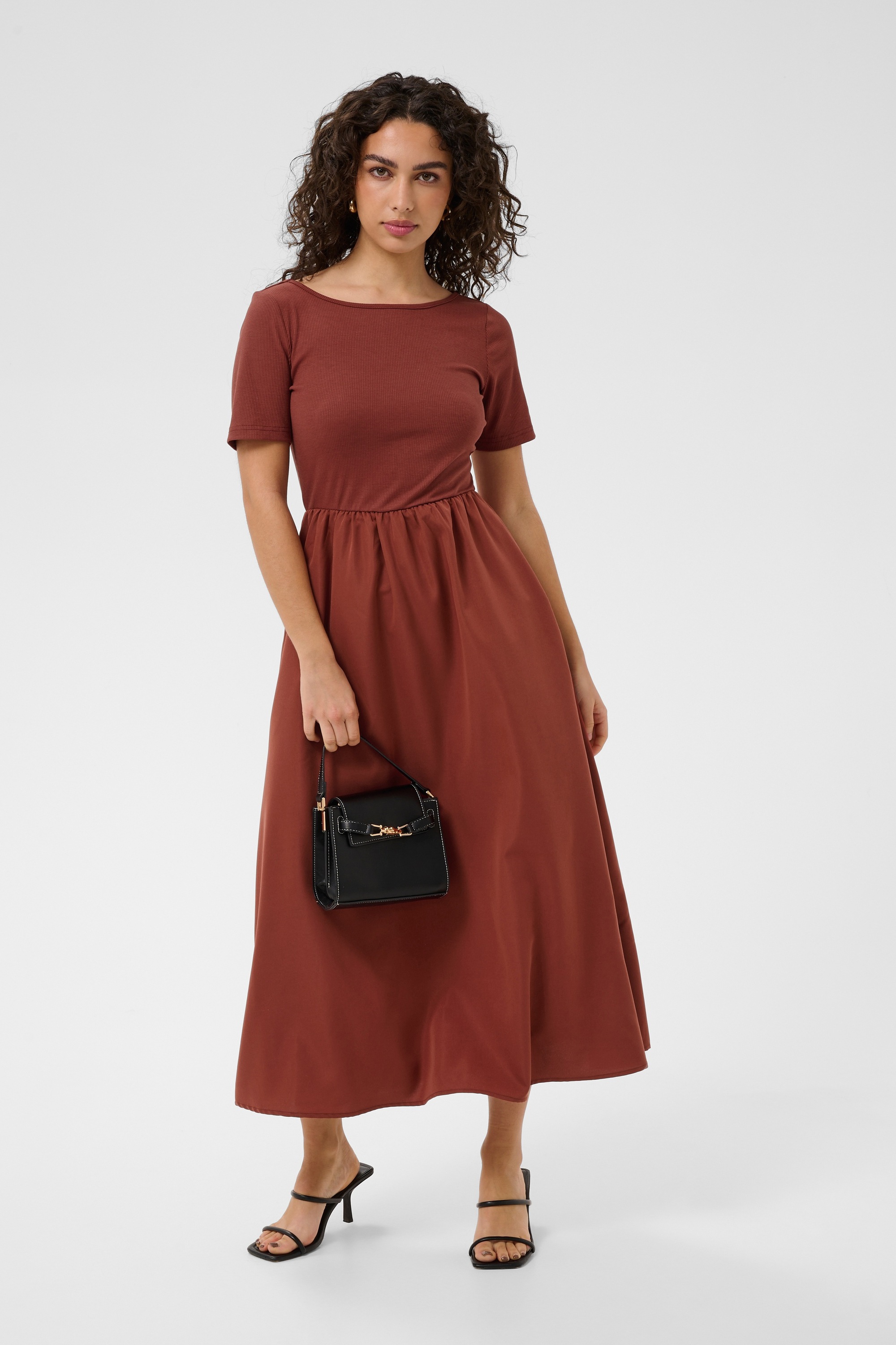 KAFFE Midikleid »Damen Kleid KAkirsten«