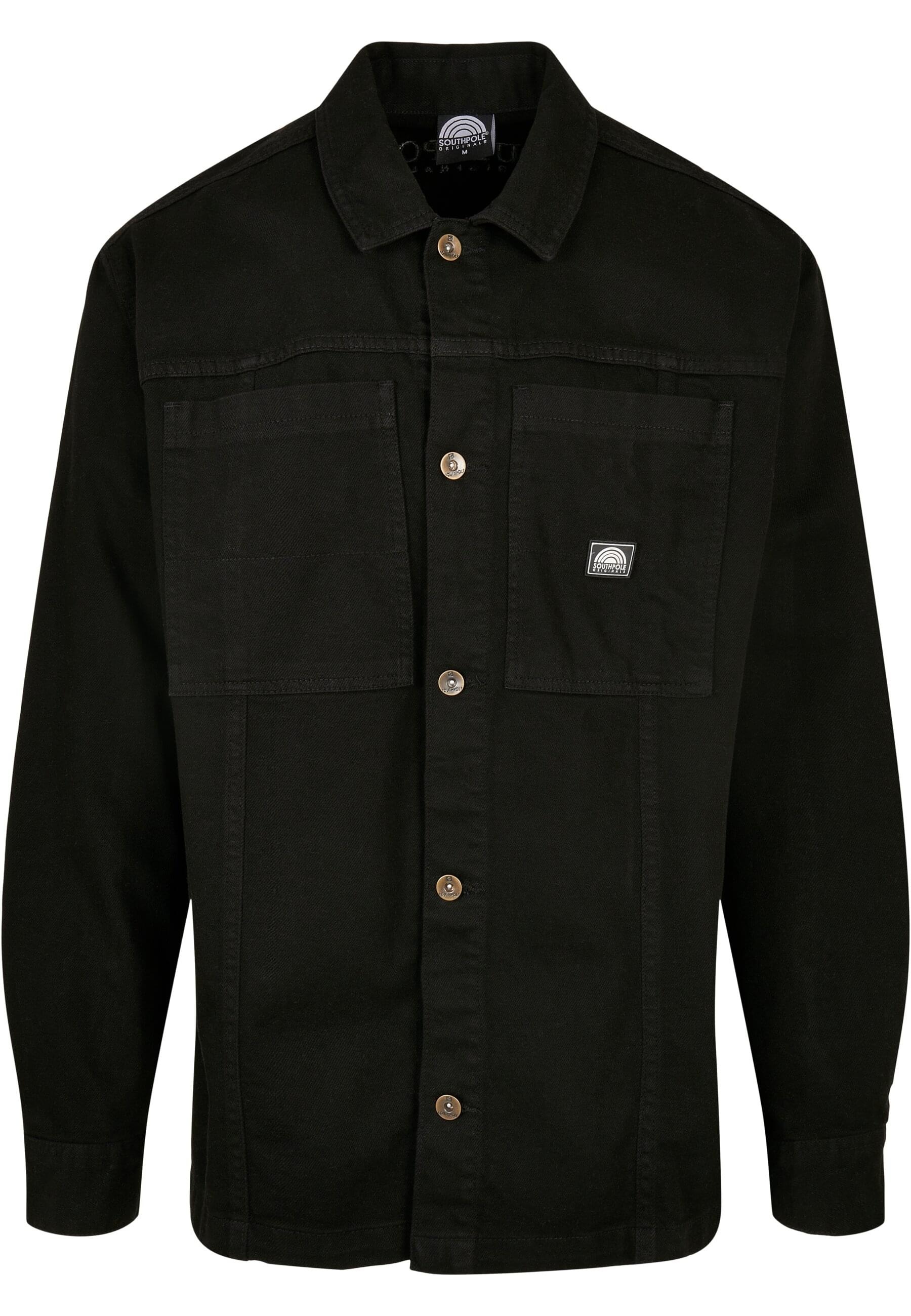 Langarmhemd »Southpole Herren Southpole Oversized Cotton Shirt«, (1 tlg.)