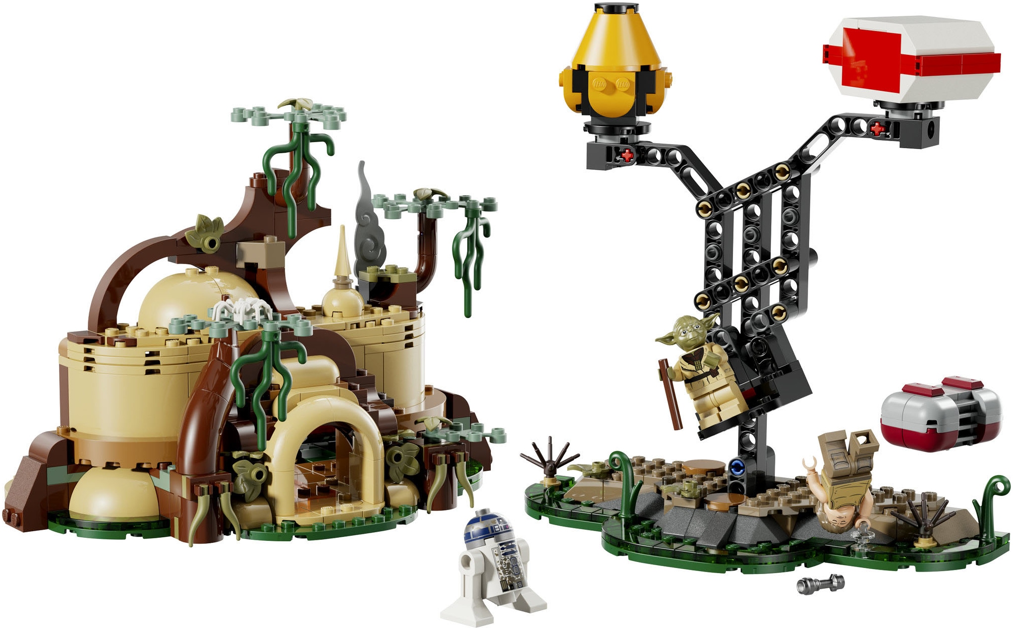 LEGO® Konstruktionsspielsteine »SMART Play: Jedi-Training an Yodas Hütte (75422), LEGO Star Wars ™« Mit SMART Brick kombatibel (nicht im Lieferumfang enthalten)