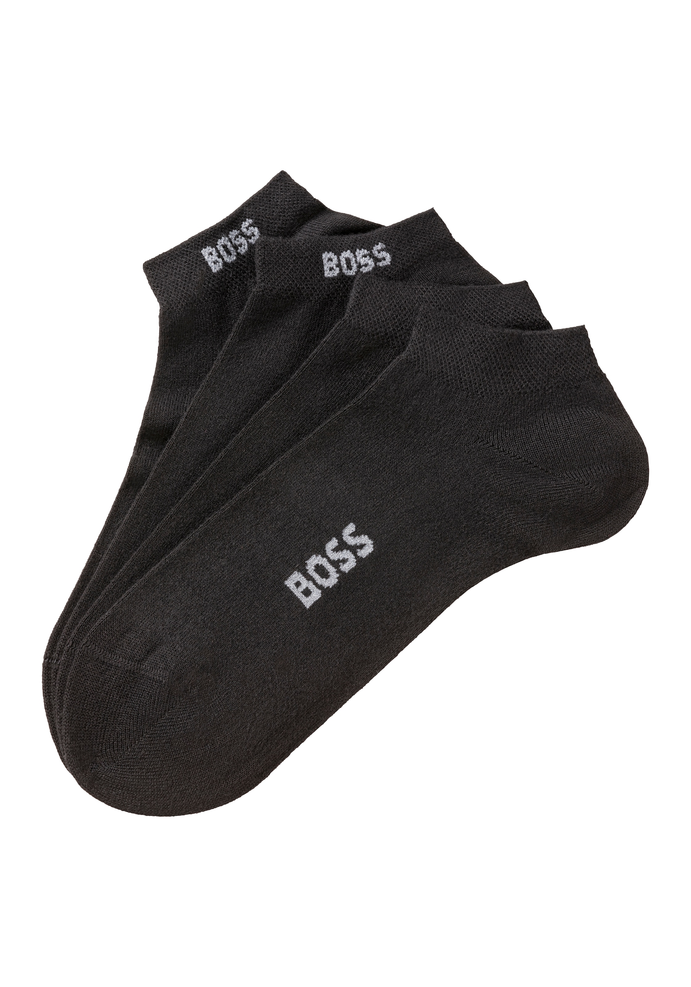 BOSS Socken "2P AS Logo Bamboo", (Packung, 2 Paar), mit doppelten Logoschri günstig online kaufen