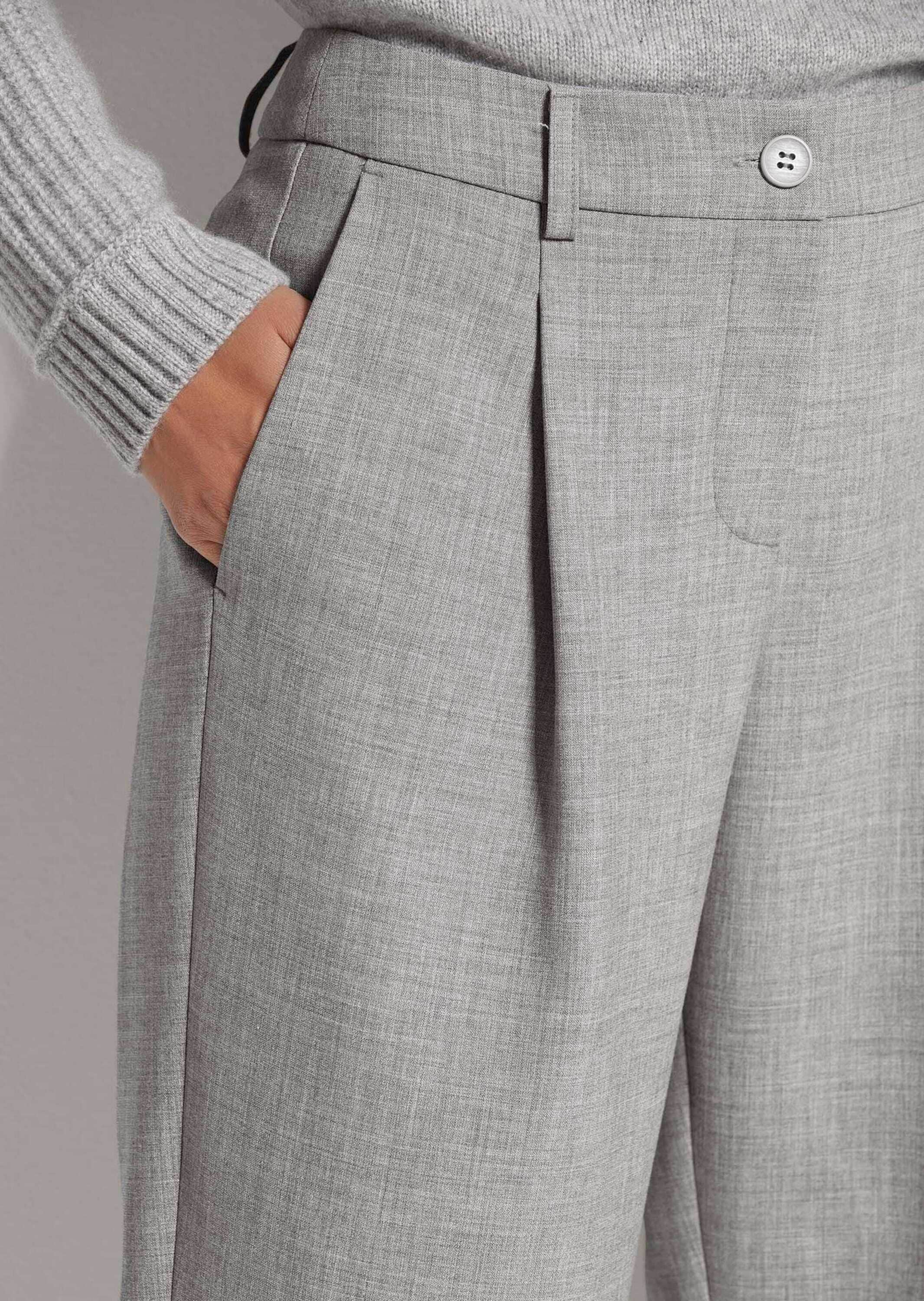 MADELEINE Bundfaltenhose »Hose Bundfaltenhose mit Saumaufschlag«