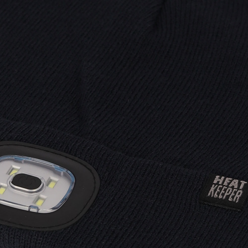 Thumbnail - Heatkeeper Strickmütze "Heatkeeper" mit wiederaufladbarer, abnehmbaren LED-Leuchte für dunkle Jahreszeiten