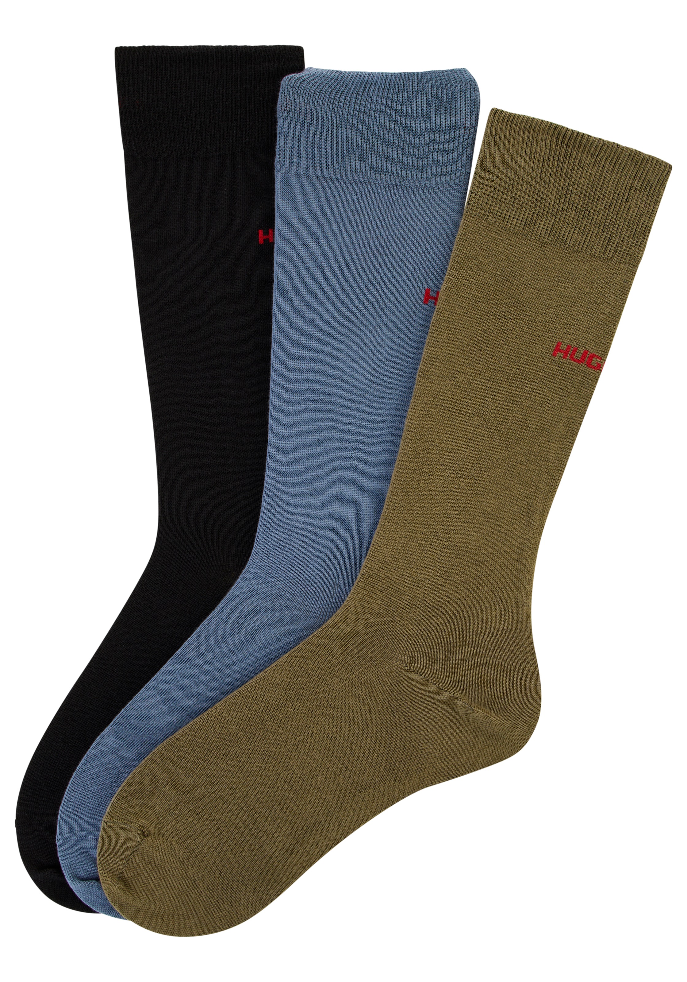 HUGO Underwear Businesssocken "3P RS UNI CC" Packung, 3er Pack, 3 Paar tlg. günstig online kaufen