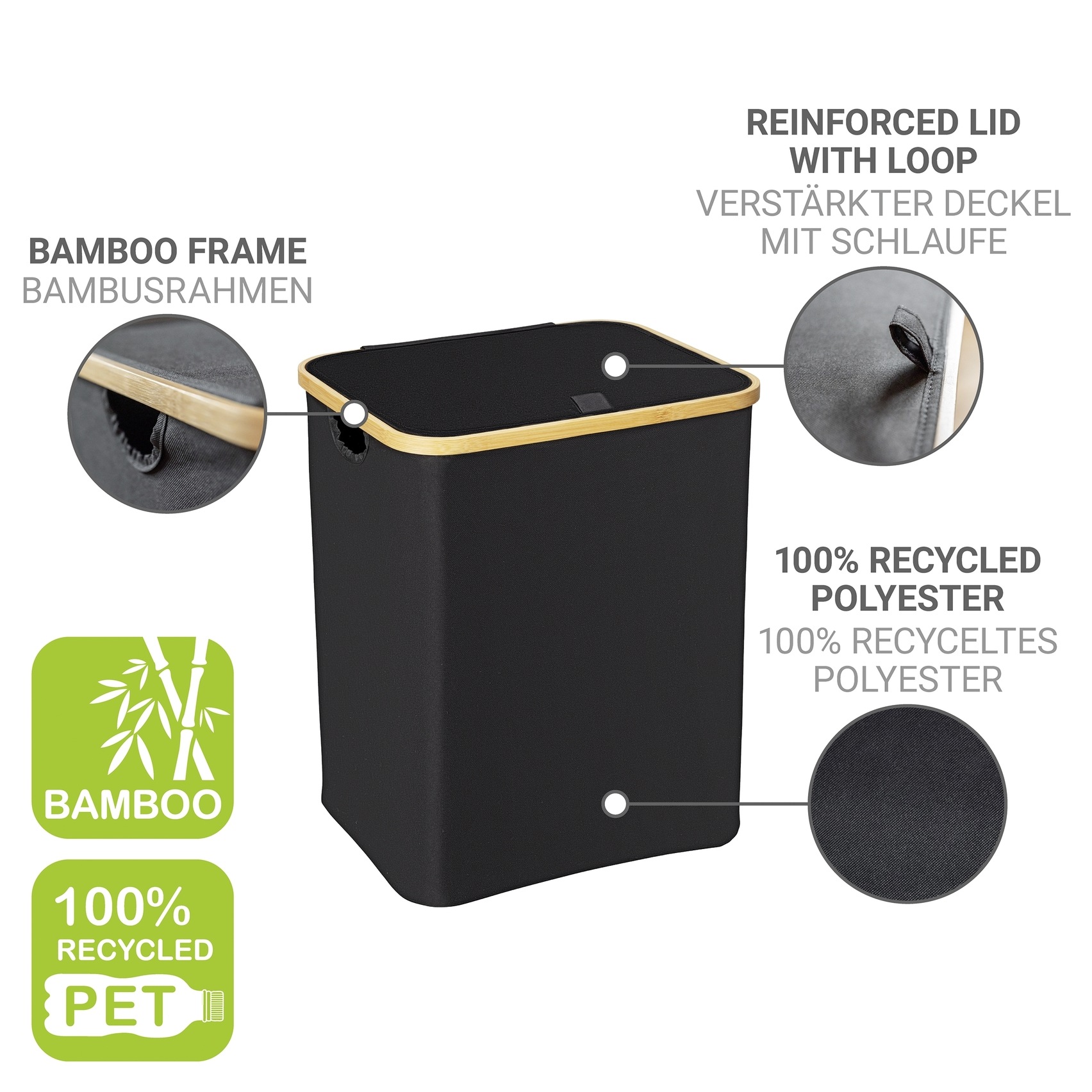 WENKO Wäschetruhe »Ecori«