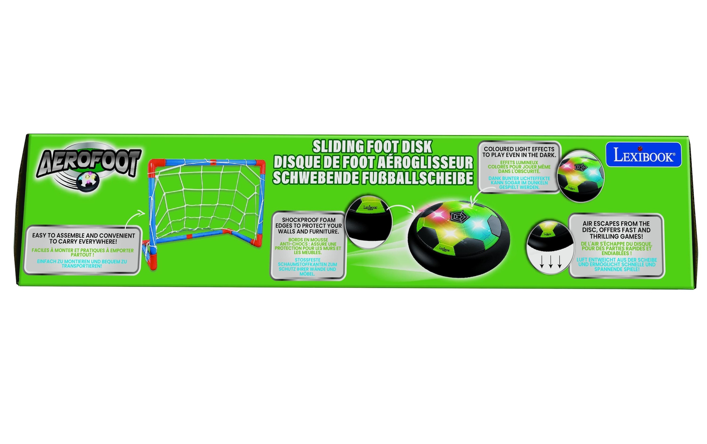 Lexibook® Fußballtor »AeroFoot« Schwebende Fussballscheibe auf Luftkissen