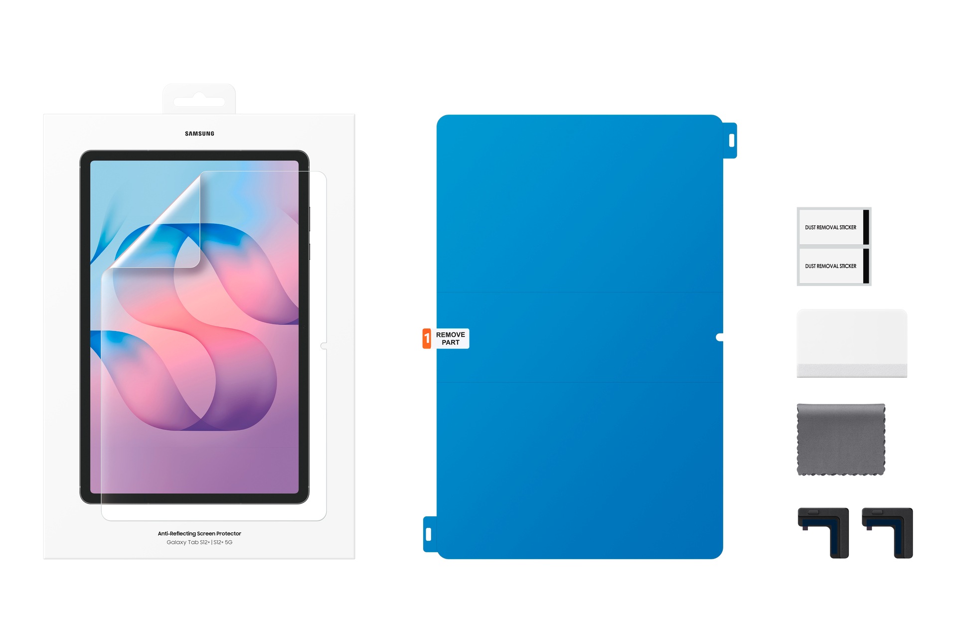 Samsung Displayschutzglas »Anti-Reflecting Screen Protector« für Samsung Galaxy Tab S12+ Displayschutzfolie, Schutzfolie, Bildschirmschutz, kratz- & stoßfest