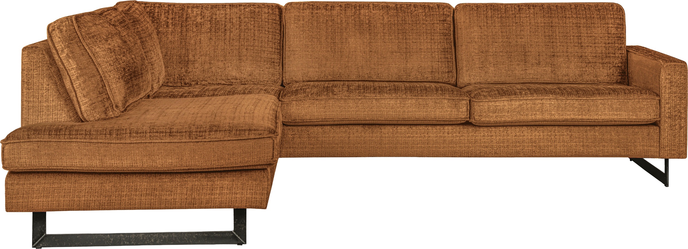 Home affaire Ecksofa "Pinto, 290 cm, Cord, Chenille, Lederoptik, Ottomane l günstig online kaufen
