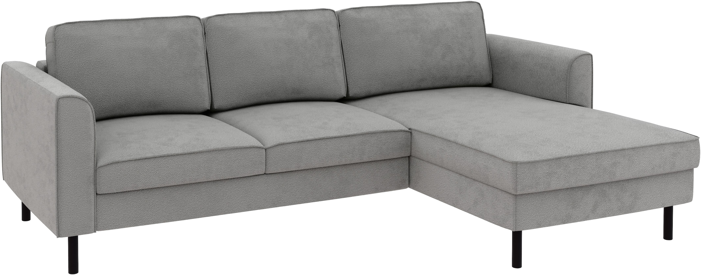Home affaire Ecksofa »Booster Couch wahlweise mit Schlaffunktion und Bettkasten-auch in Cord«, Recamiere beidseitig montierbar, Sofa in L-Form, 232 cm