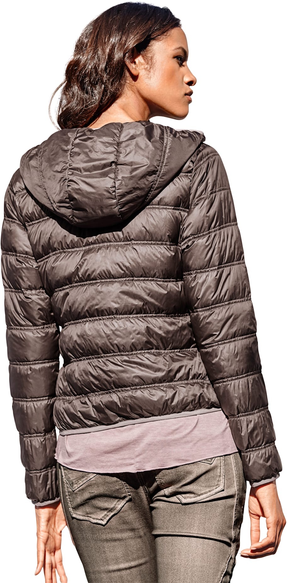 heine Daunenjacke, mit Kapuze