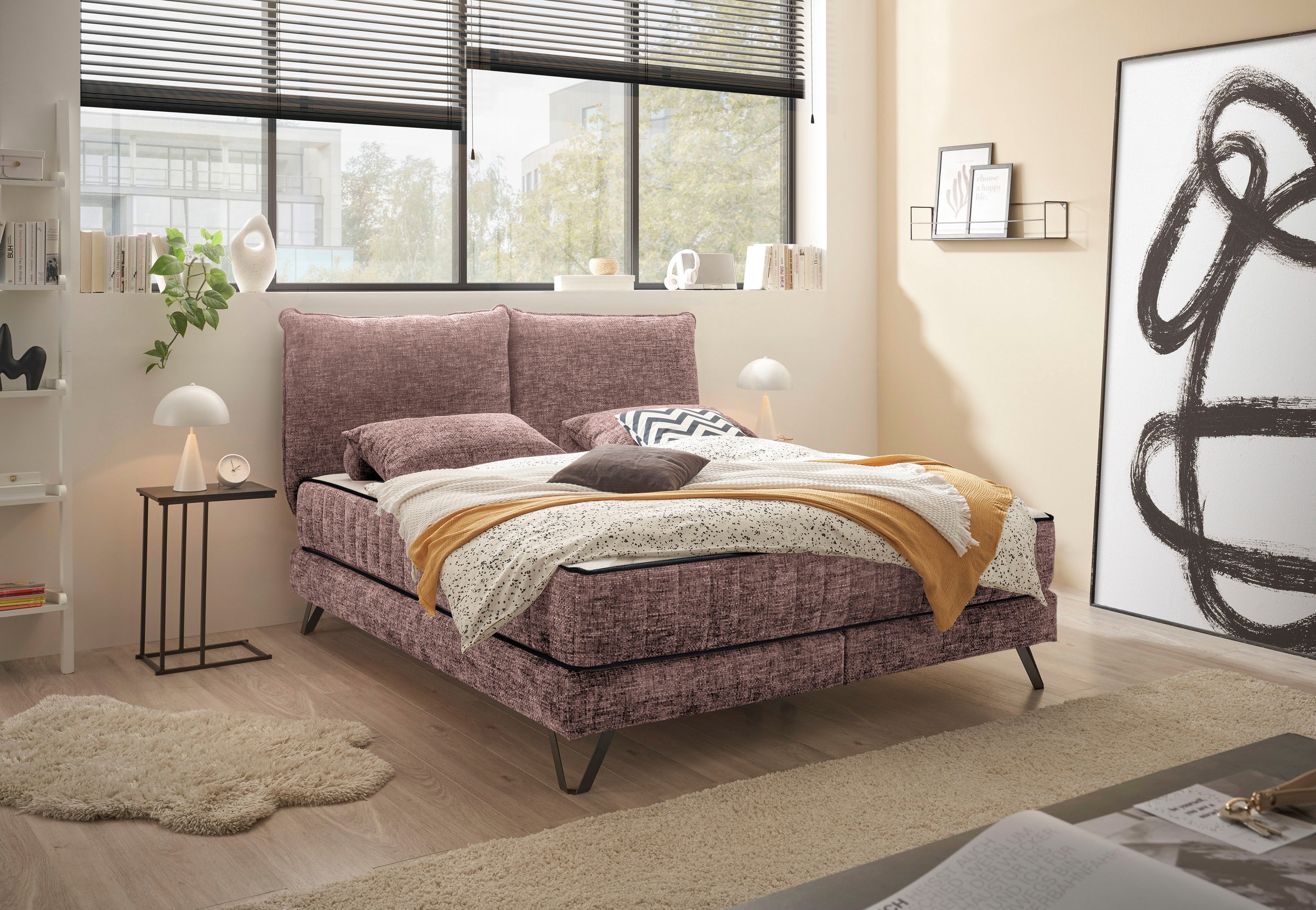 set one by Musterring Boxspringbett "Baldwin" Liegefläche 180 x 200 cm, Duo günstig online kaufen