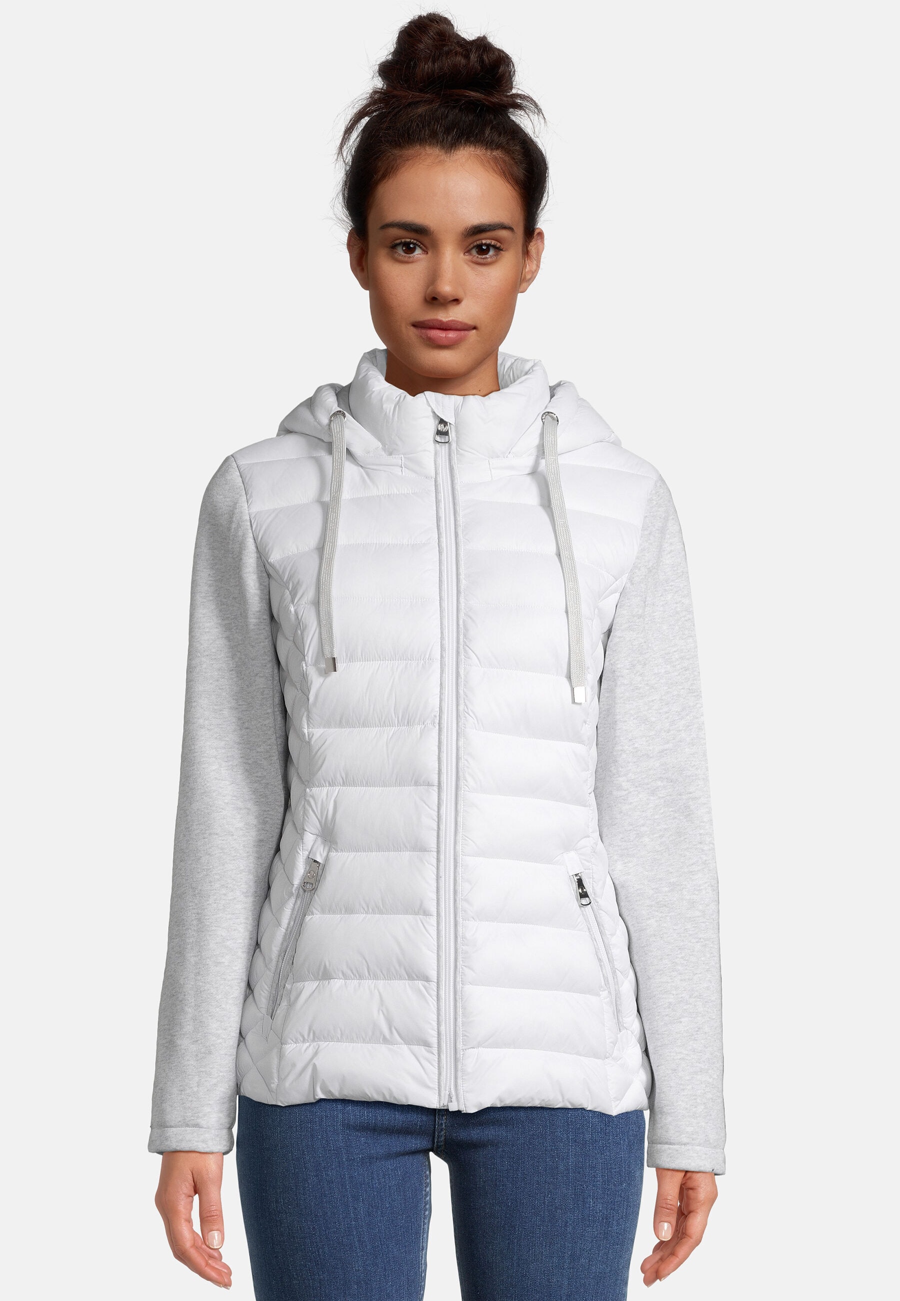 New View Steppjacke »Sophia« mit Kapuze Materialmix