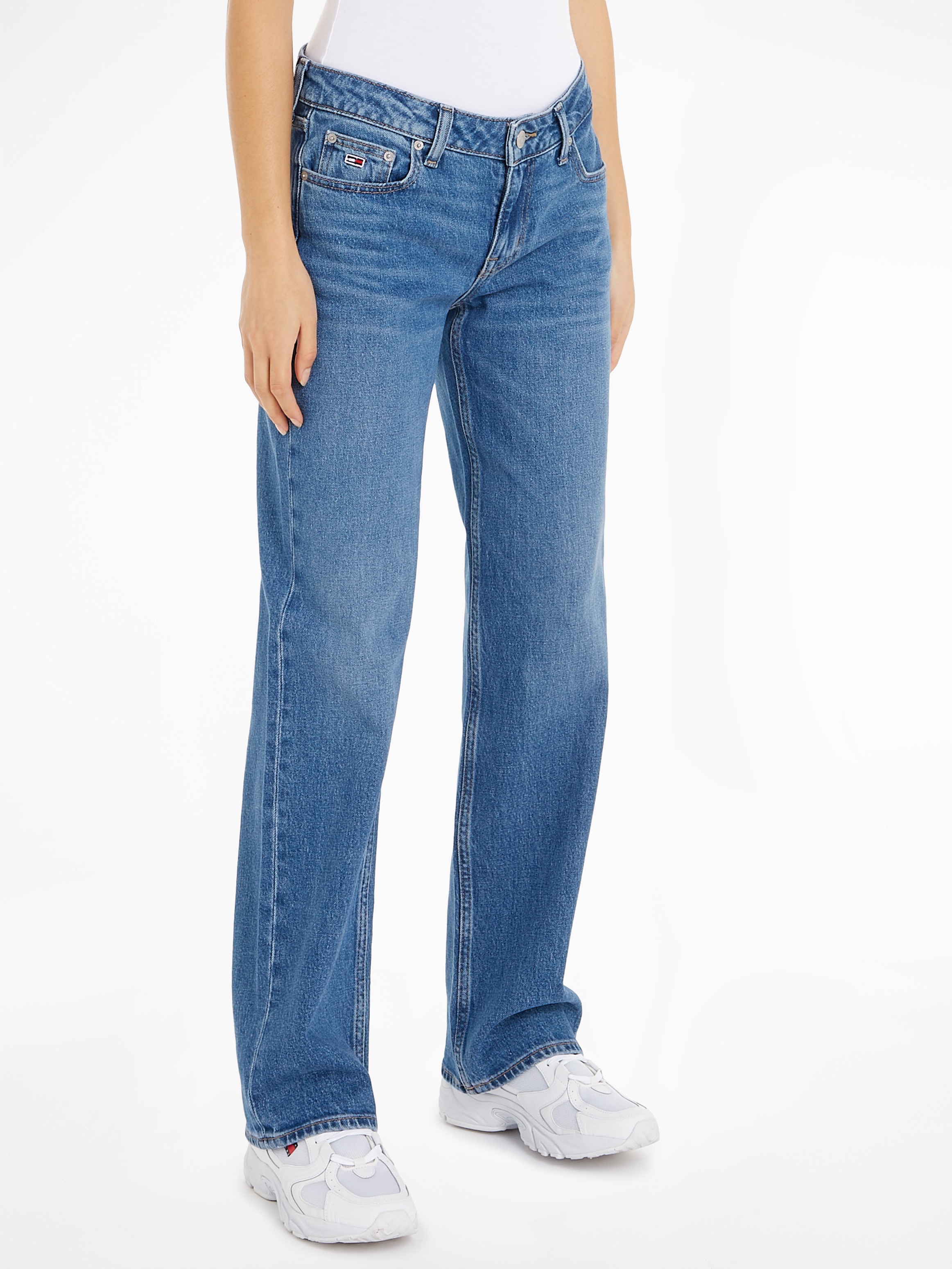 Tommy Jeans Straight-Jeans "SOPHIE LW STR CH0152", mit Nieten günstig online kaufen