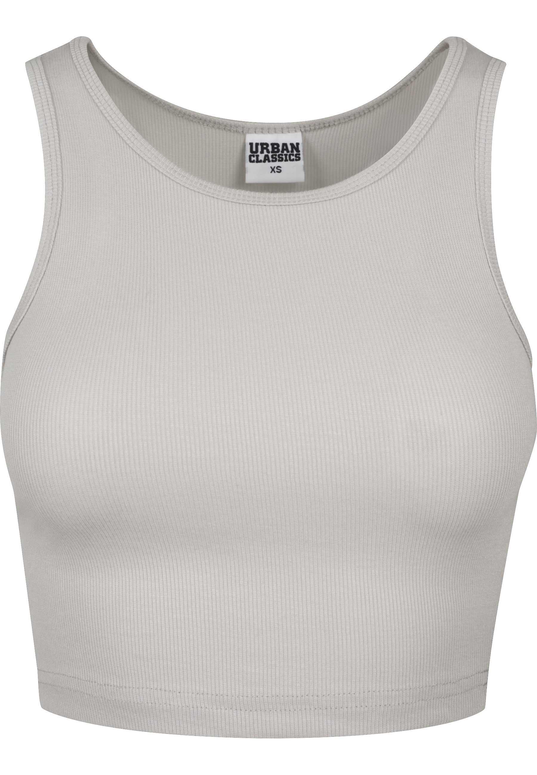 URBAN CLASSICS Tanktop "Urban Classics Damen Ladies Rib Cropped Top" 1 Stk. günstig online kaufen