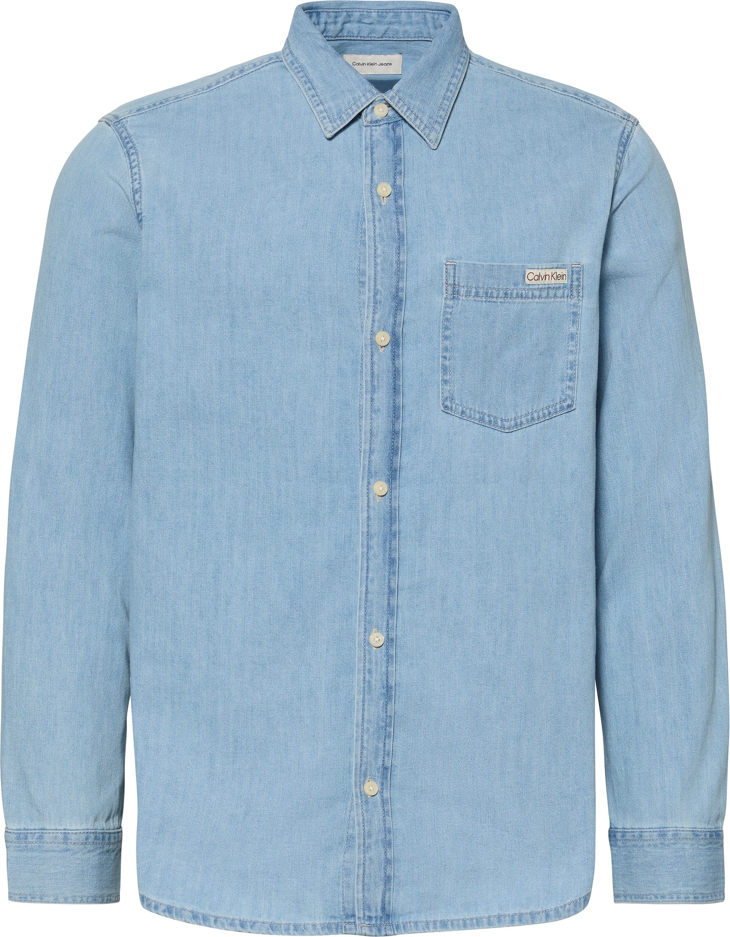 Calvin Klein Jeans Jeanshemd "CASUAL CLASSIC", Mit Rundhalsausschnitt günstig online kaufen