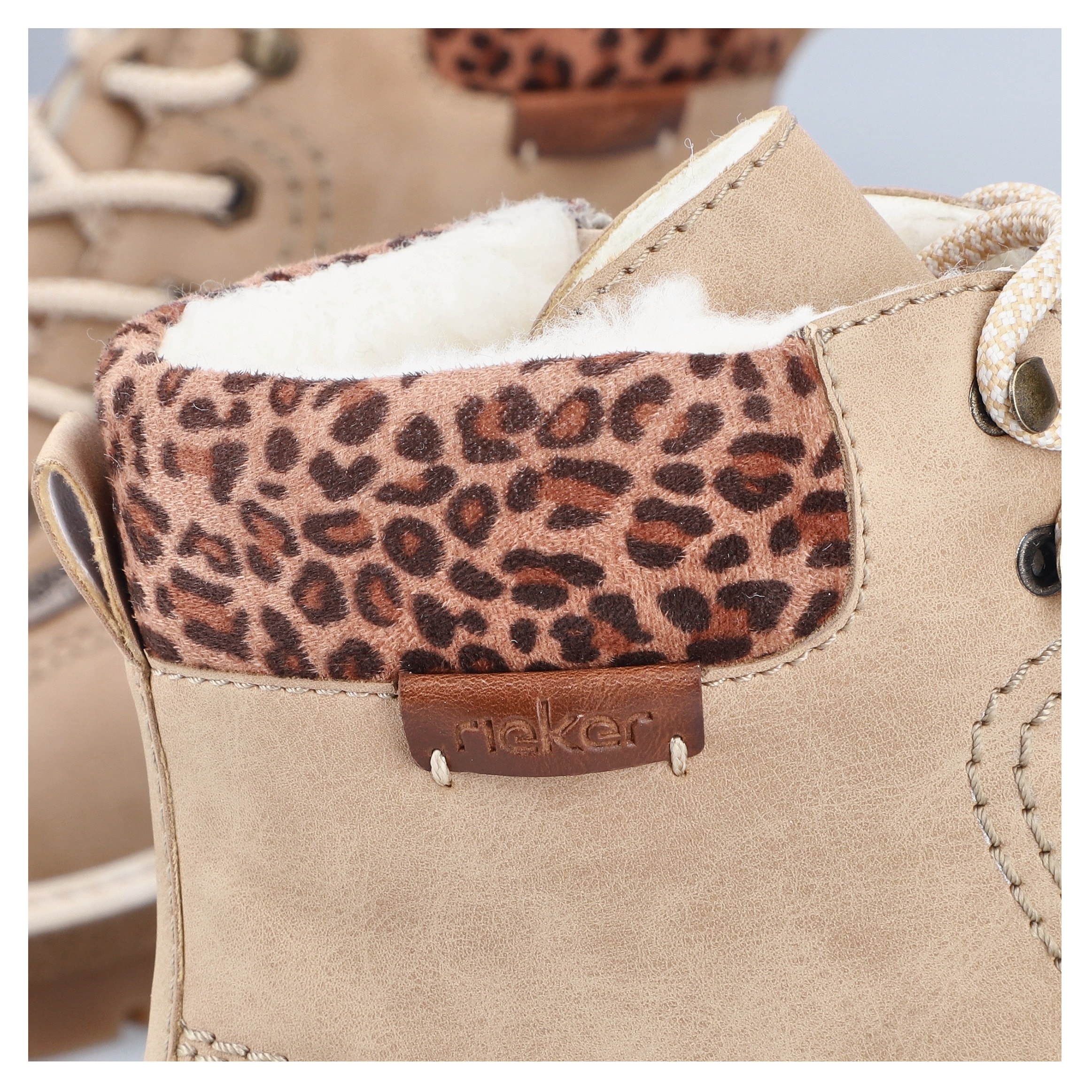 Rieker Winterstiefelette, Winterboots, Schnürboots mit wasserabweisender riekerTEX-Membran