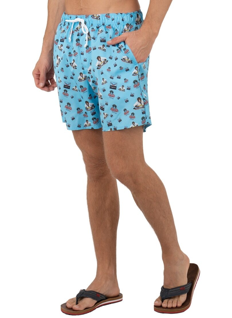 Trigema Shorts »TRIGEMA Bade-/Freizeitshorts mit Druckmotiv« GE8812