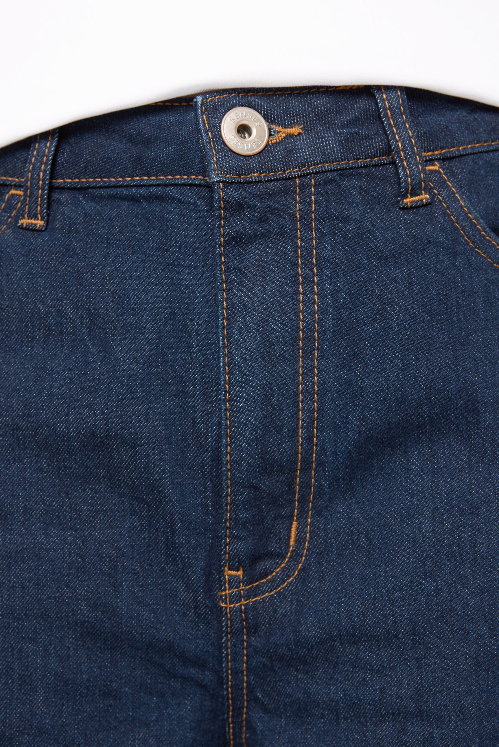 SENSES.THE LABEL Regular-fit-Jeans, mit hoher Leibhöhe