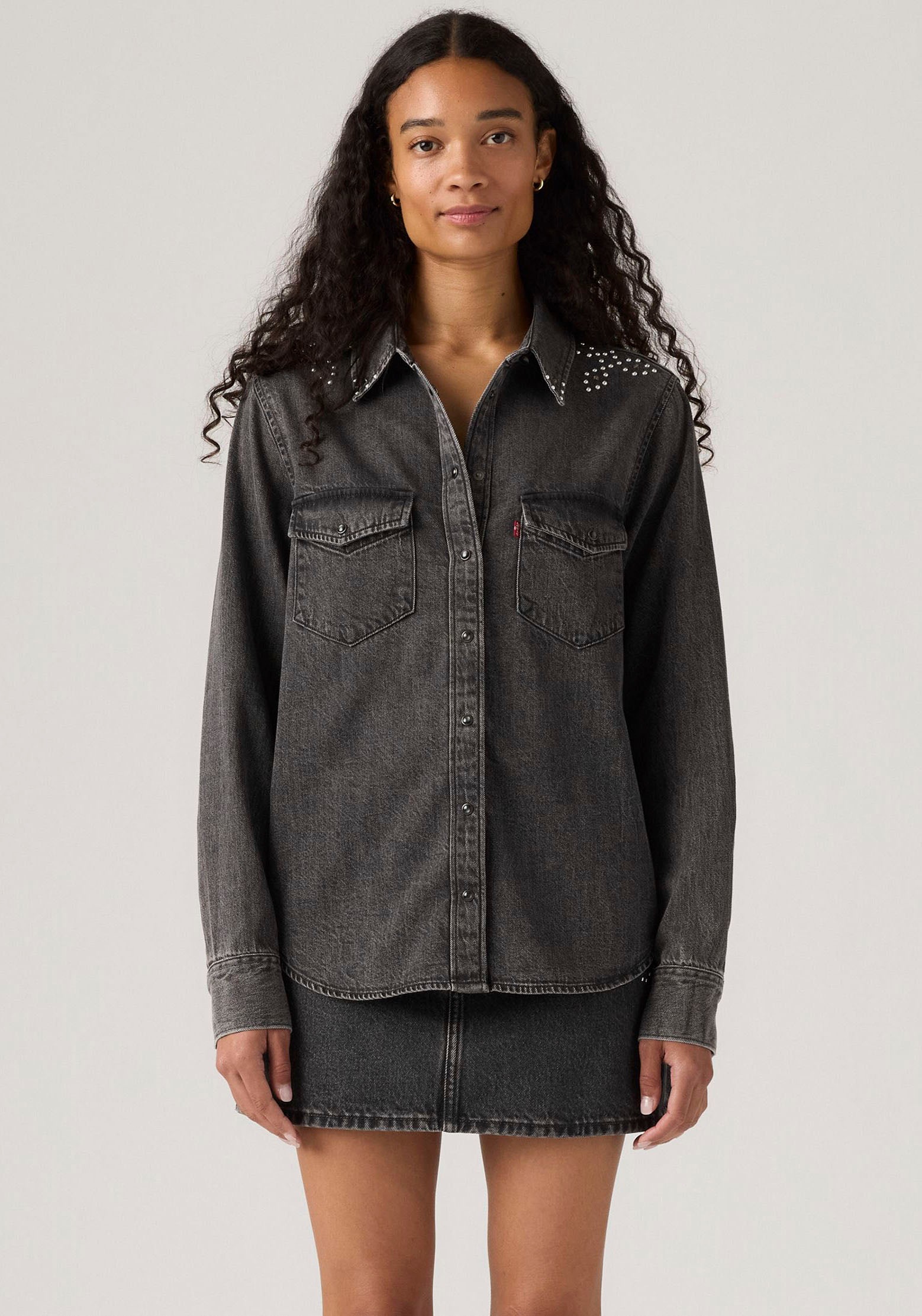 Levis Jeansbluse "ESSENTIAL WESTERN" mit Brusttaschen mit Druckknöpfen günstig online kaufen