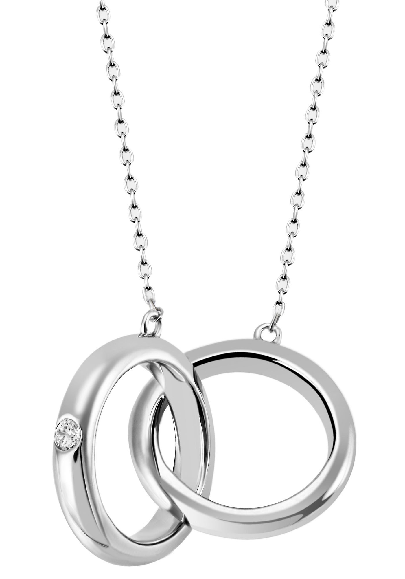 Firetti Kette mit Anhänger »Schmuck Geschenk Silber 925 Halsschmuck  Halskette Ankerkette Solitär«, zu Kleid, Shirt, Jeans, Sneaker! Anlass  Geburtstag Weihnachten für kaufen | BAUR