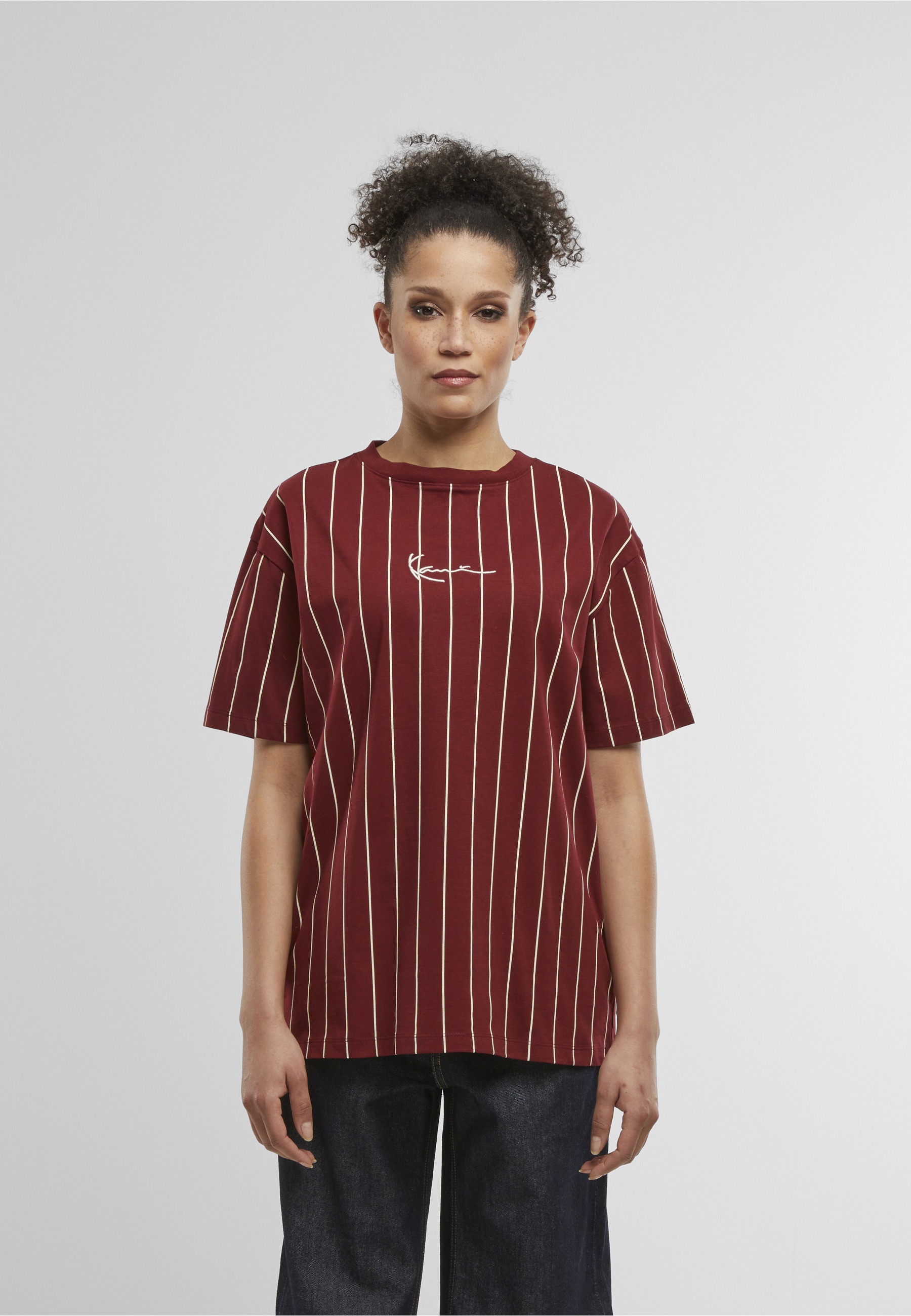 Karl Kani T-Shirt »Karl Kani Small Signature Essential Pinstripe Os Tee« 1